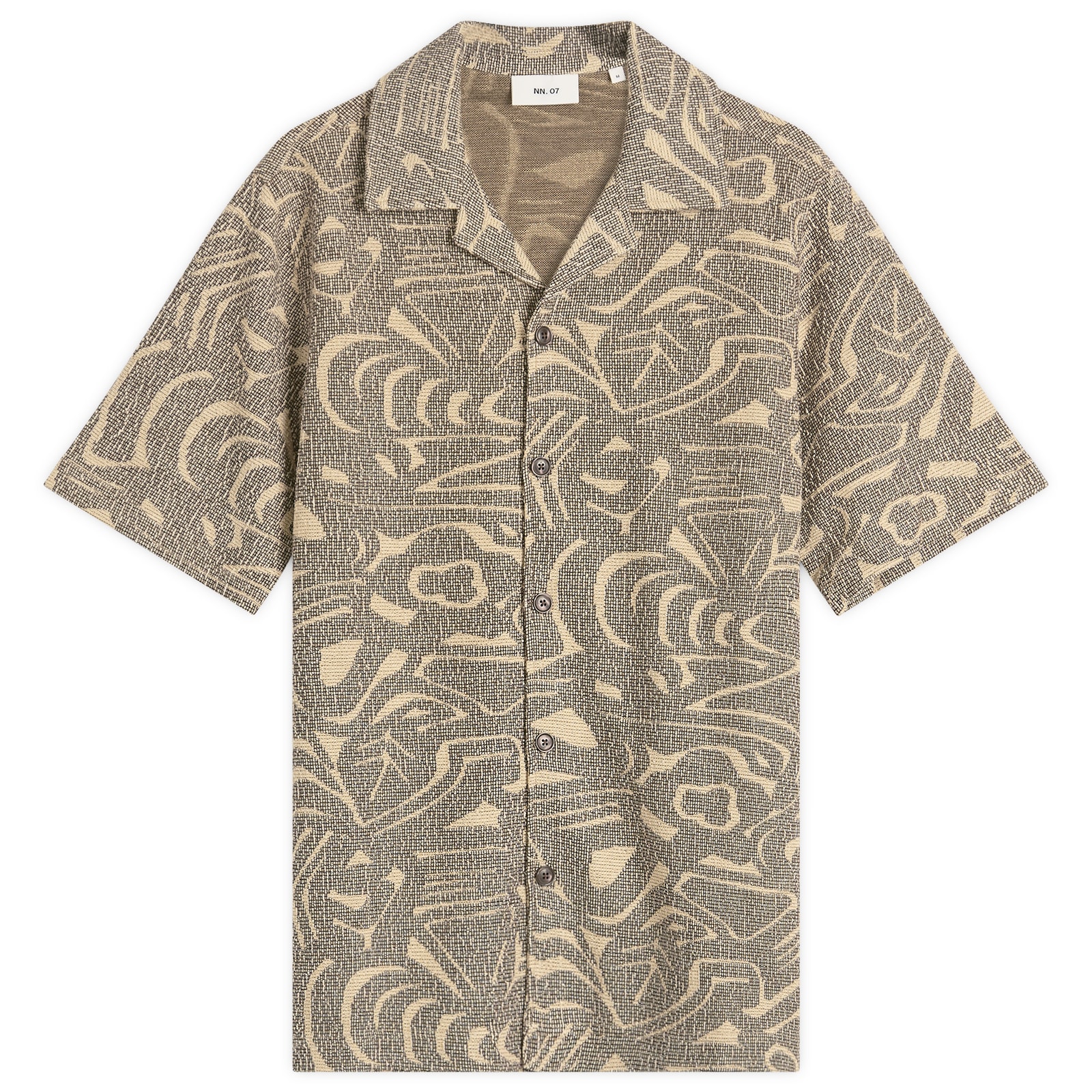 NN07 Julio Jacquard Vacation Shirt Demitasse | END. (US)