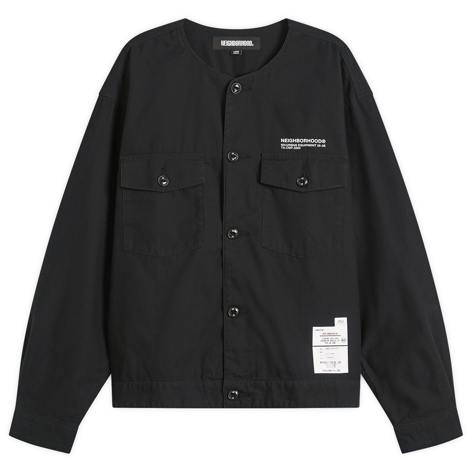 【sale】24ss NEIGHBORHOOD NO COLLAR SHIRT Path