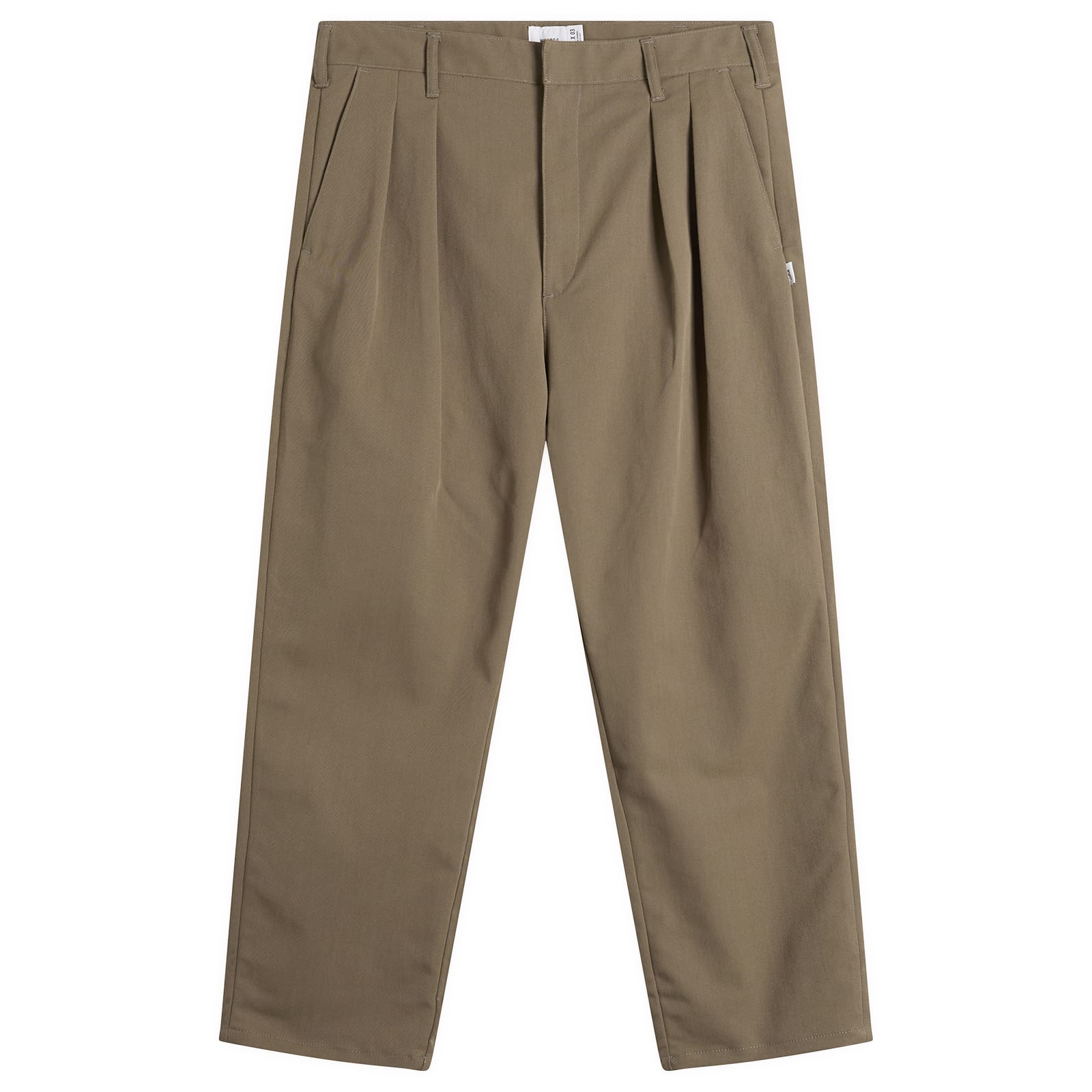 WTAPS Men’s Two Tuck Trousers Beige