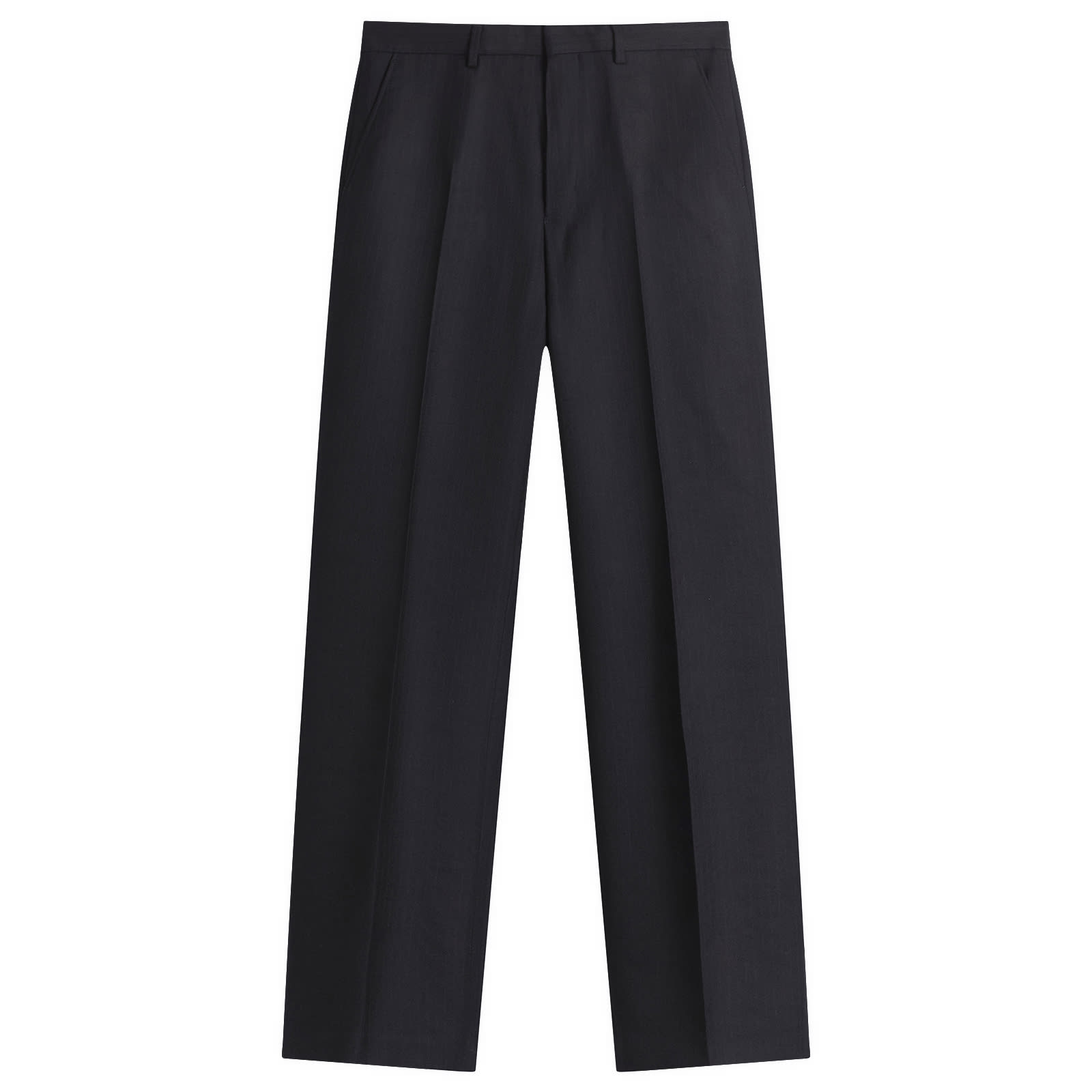 Dries Van Noten Men’s Pinstripe Worsted Wool Trouser Navy
