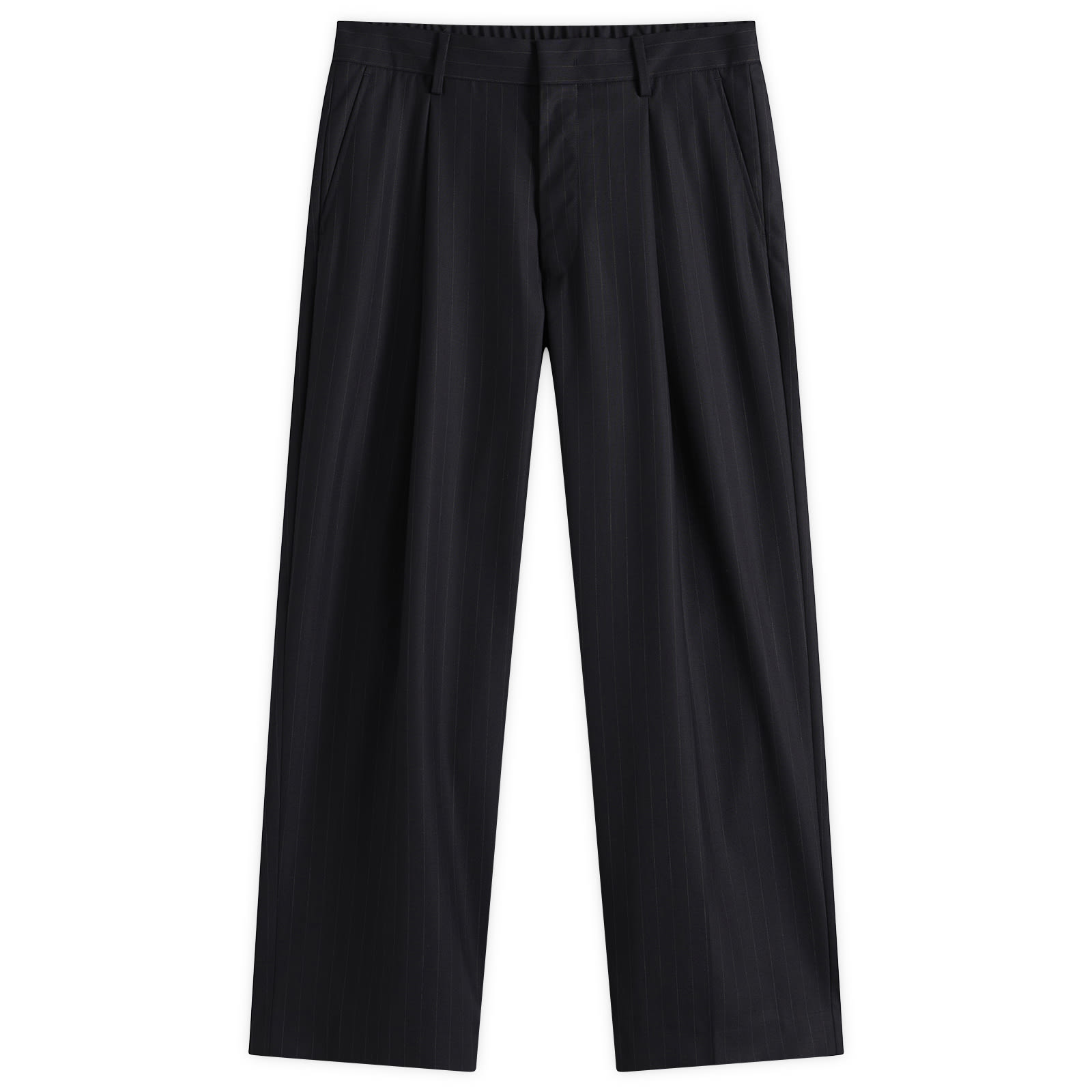 NN07 Men’s Kay Pleated Trousers Navy Stripe