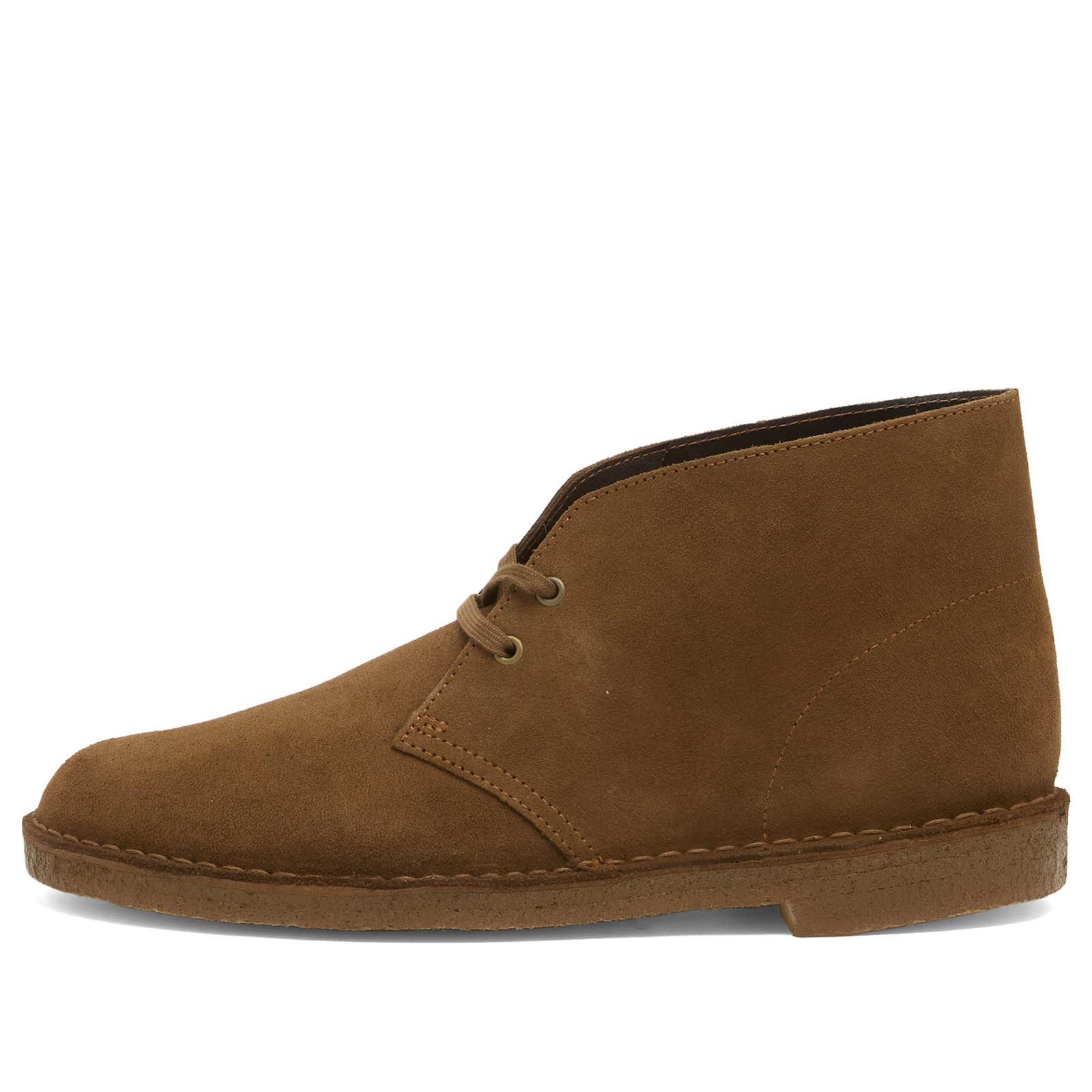 Clarks Originals Men's Desert Boot in Cola Suede - 26155481-COL
