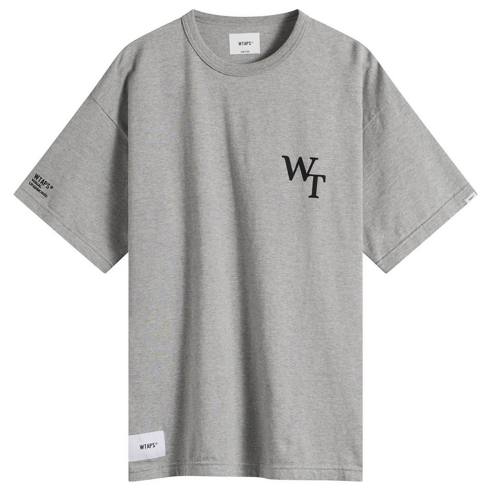 トップス WTAPS 26ss Academy LS Cotton LightGray M WTAPS Men's Academy Ss Light Gray - Curated Menswear