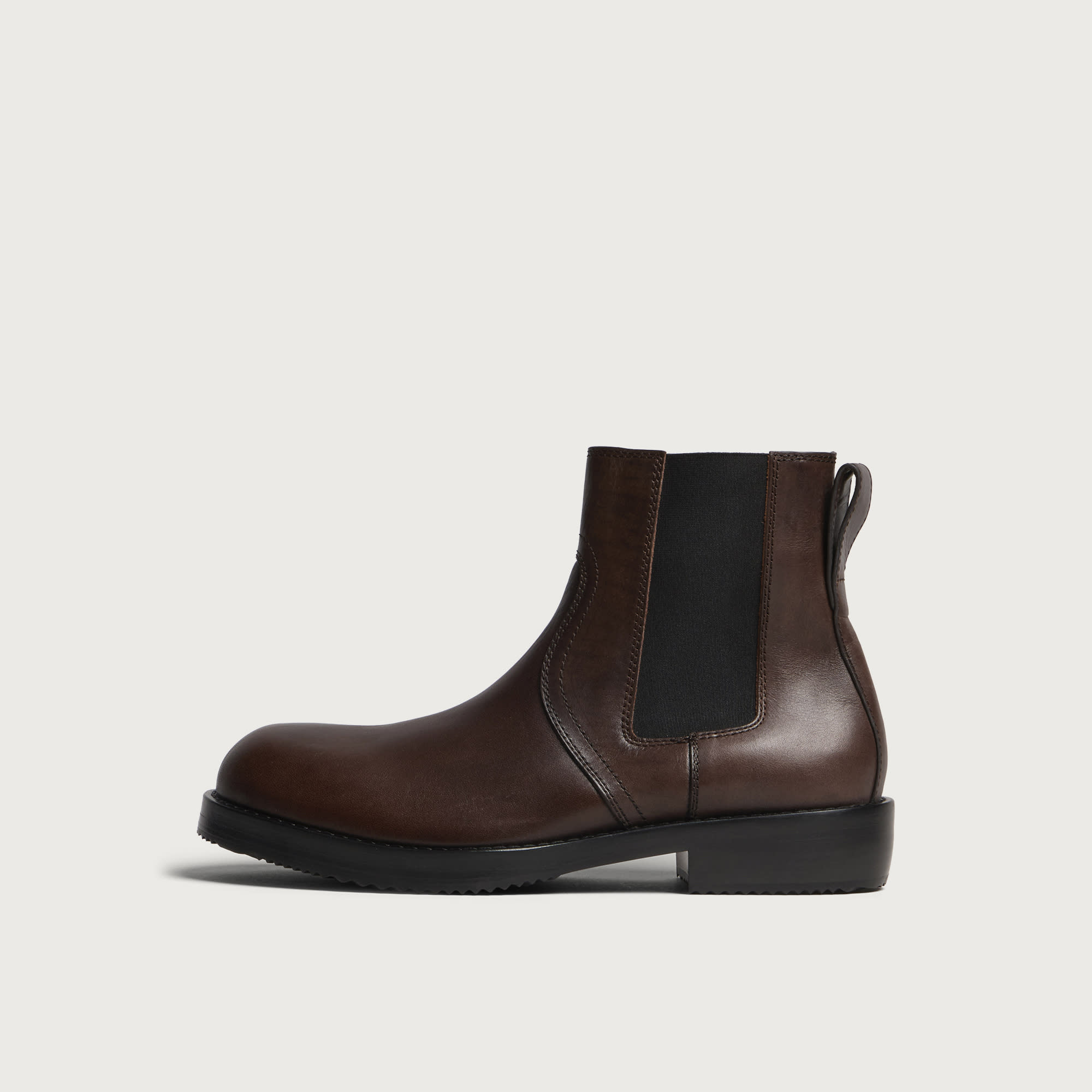 Dries Van Noten Men's Leather Boots Dark Brown