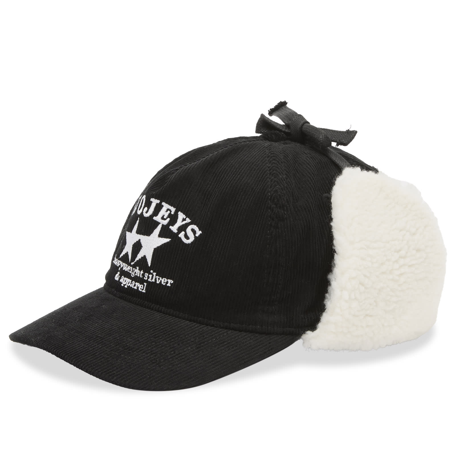 TwoJeys Men’s Heavy Silver Black Earflap Cap