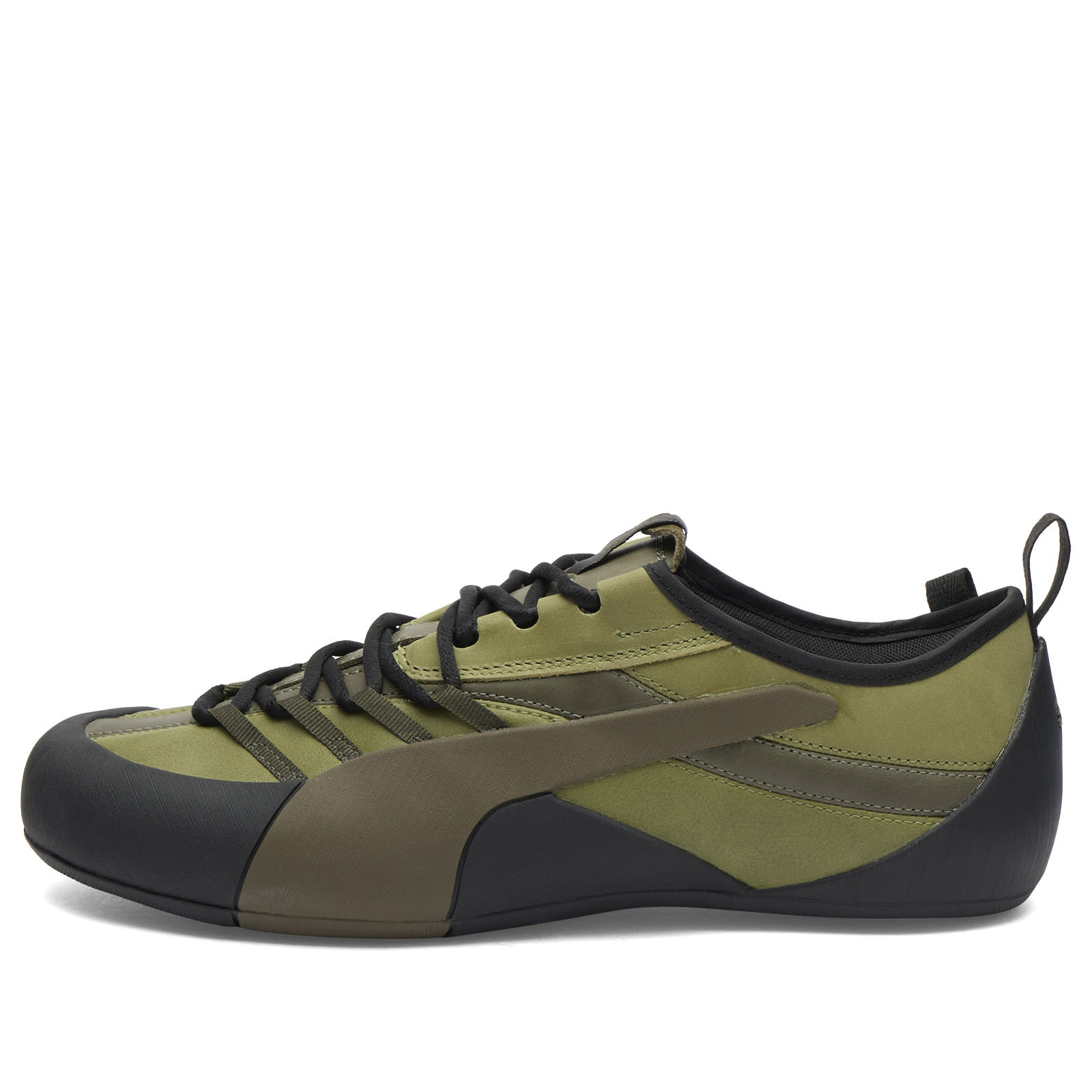 Puma Men's Klim OG MU Sneaker in Olive Green/Mouse Whisker, Size UK 12