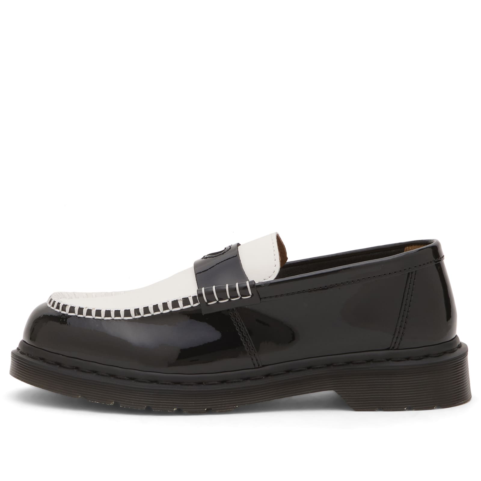 Dr. Martens Women's Penton Heart Loafer Black/White - 41676001