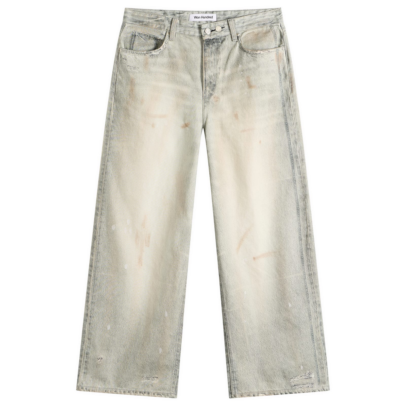 Won Hundred Men’s Lyon Printed Denim Jeans Digital Painted