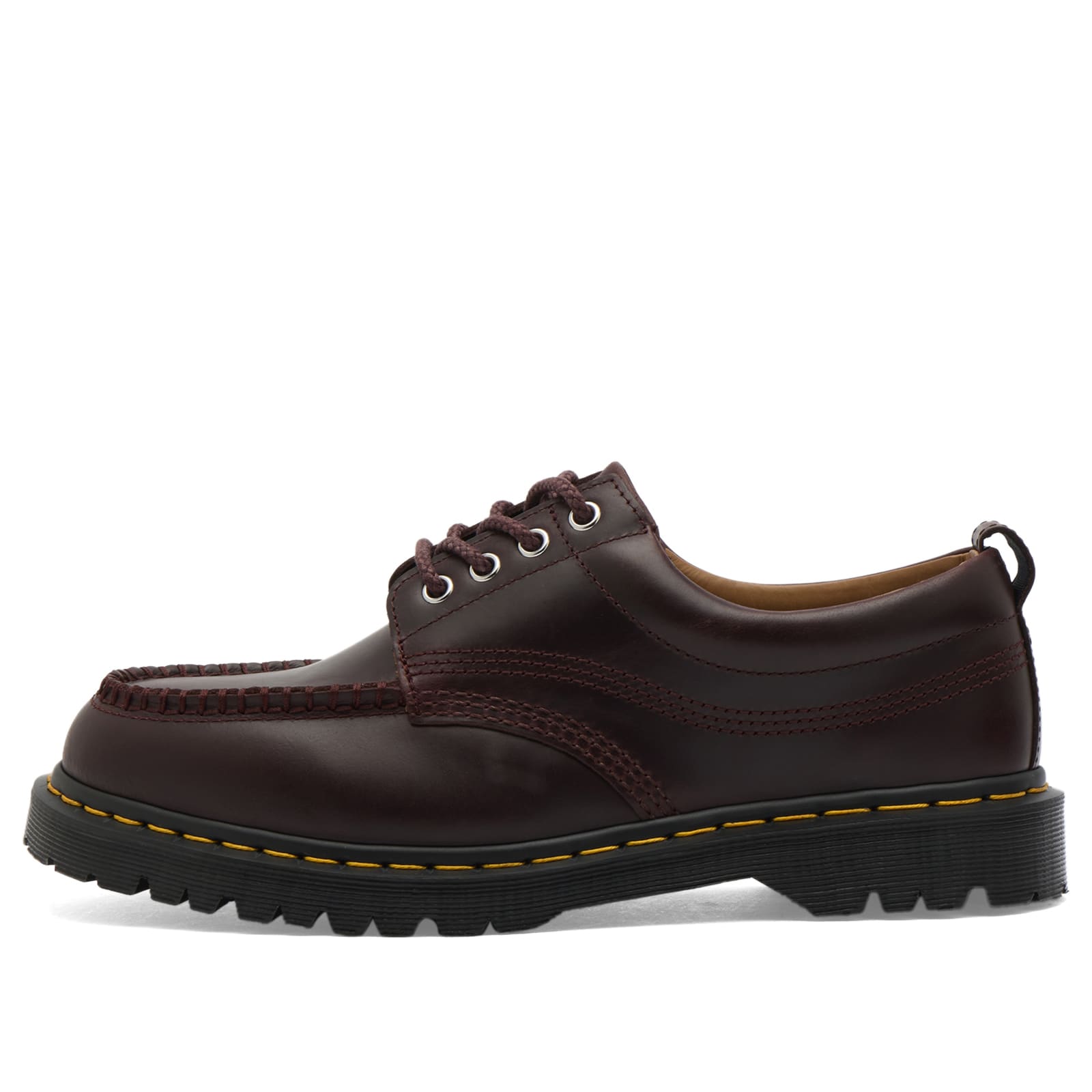 Dr. Martens Men's Lowell 4 Eye Shoe Brown Mayhem
