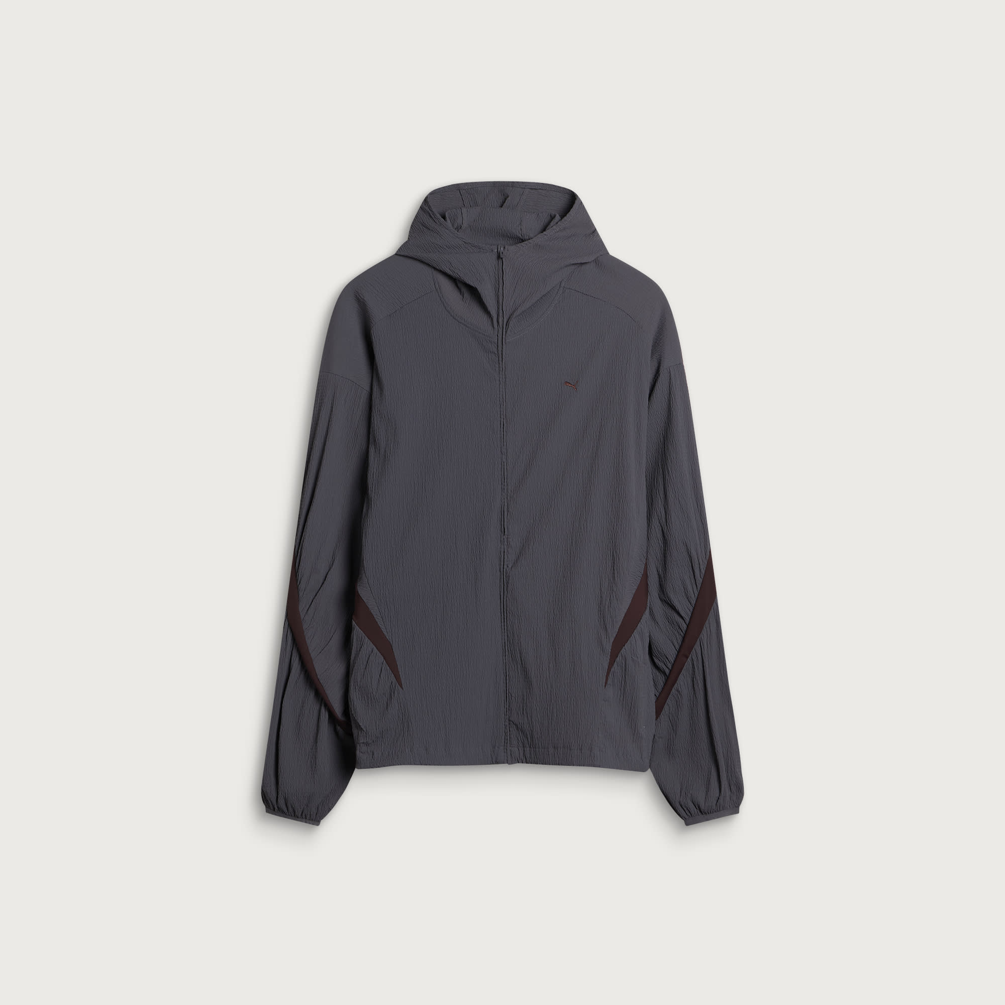 Puma Men's CLRT Track Jacket in Moody Gray, Size X-Large