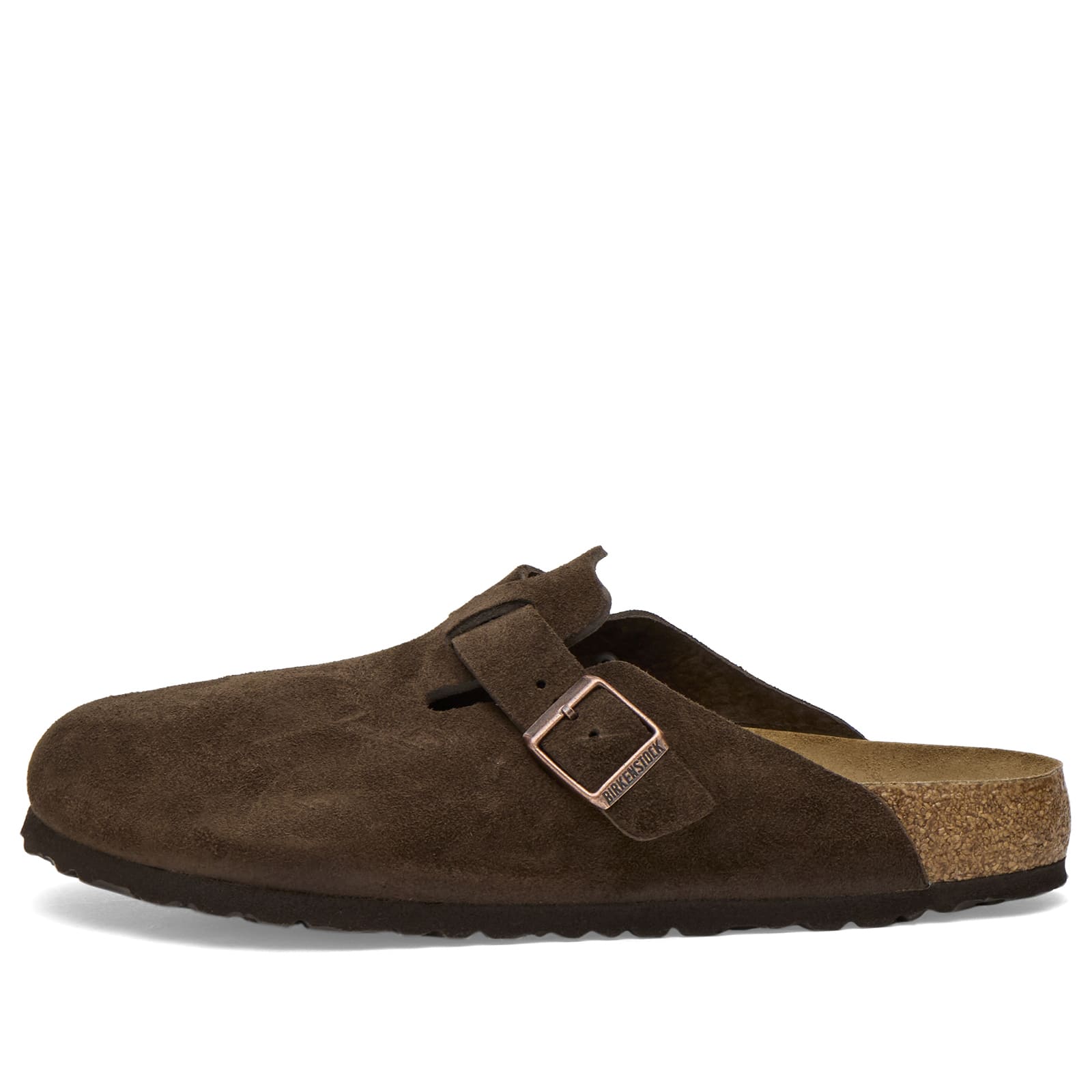 Birkenstock Unisex Mocha Suede Boston Sfb