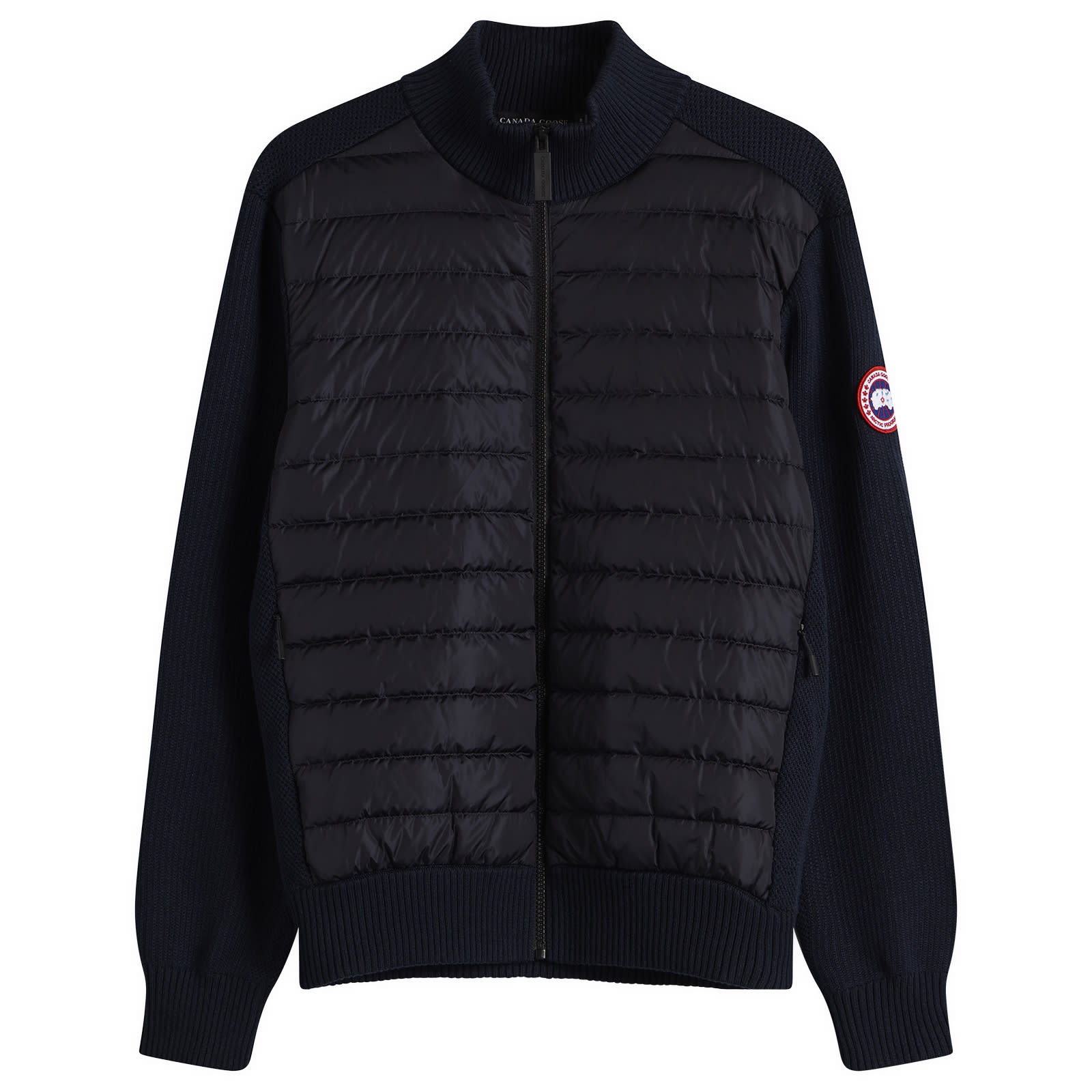 Canada Goose Men's Hybridge Knit Jacket in Nocturne, Size Large