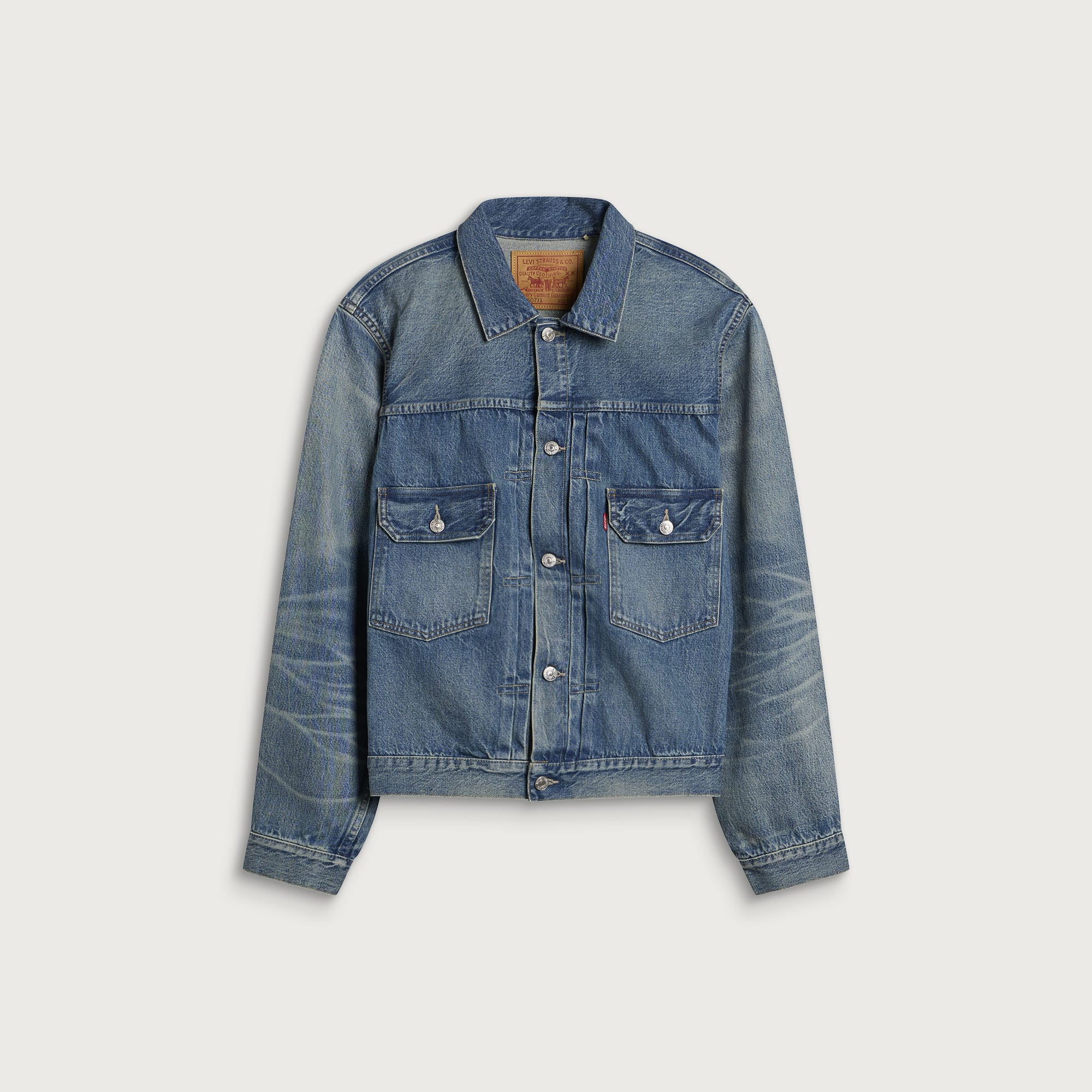 Levi's Men's Red Tab Excusive Selvedge Type 2 Trucker Jacket Blue