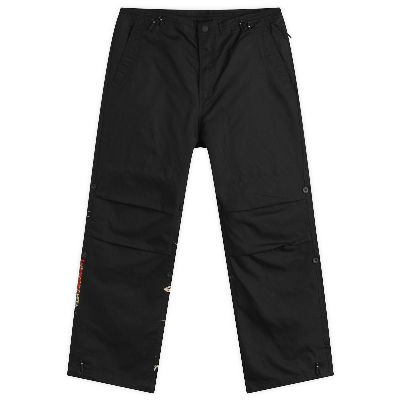 Maharishi Men’s Polar Bear Chimera Embroidered Loose Snopants Black