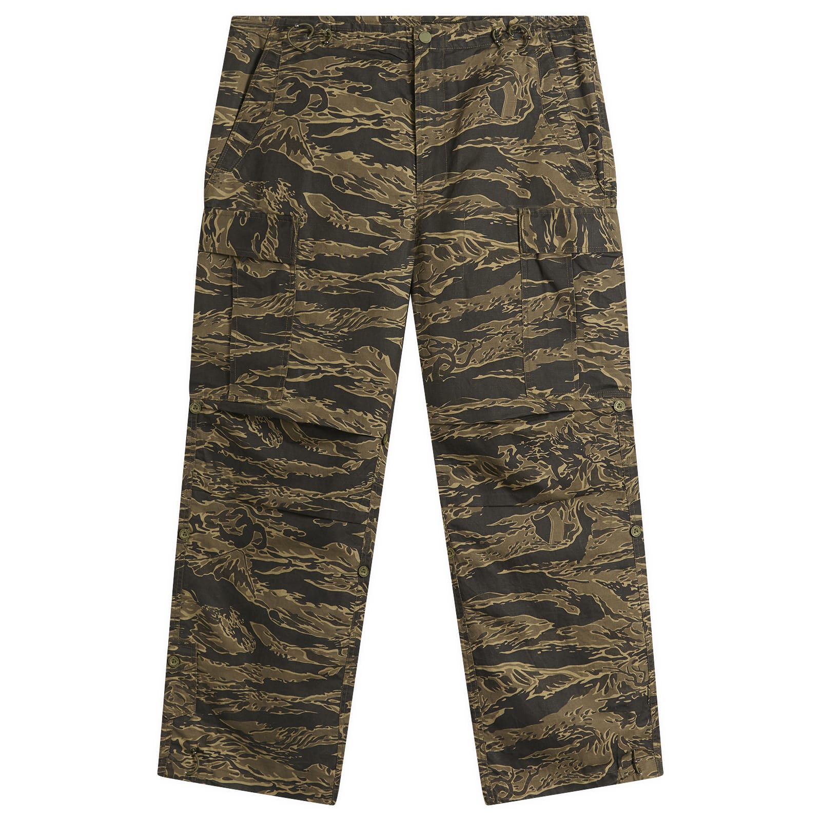 Maharishi Men’s Bonsai Tigerstripe Loose Snopants Mint Gold