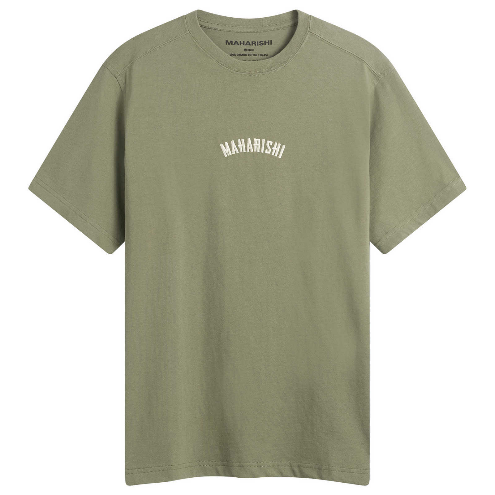 Maharishi Men’s Organic Logo T-Shirt Olive Og-107F
