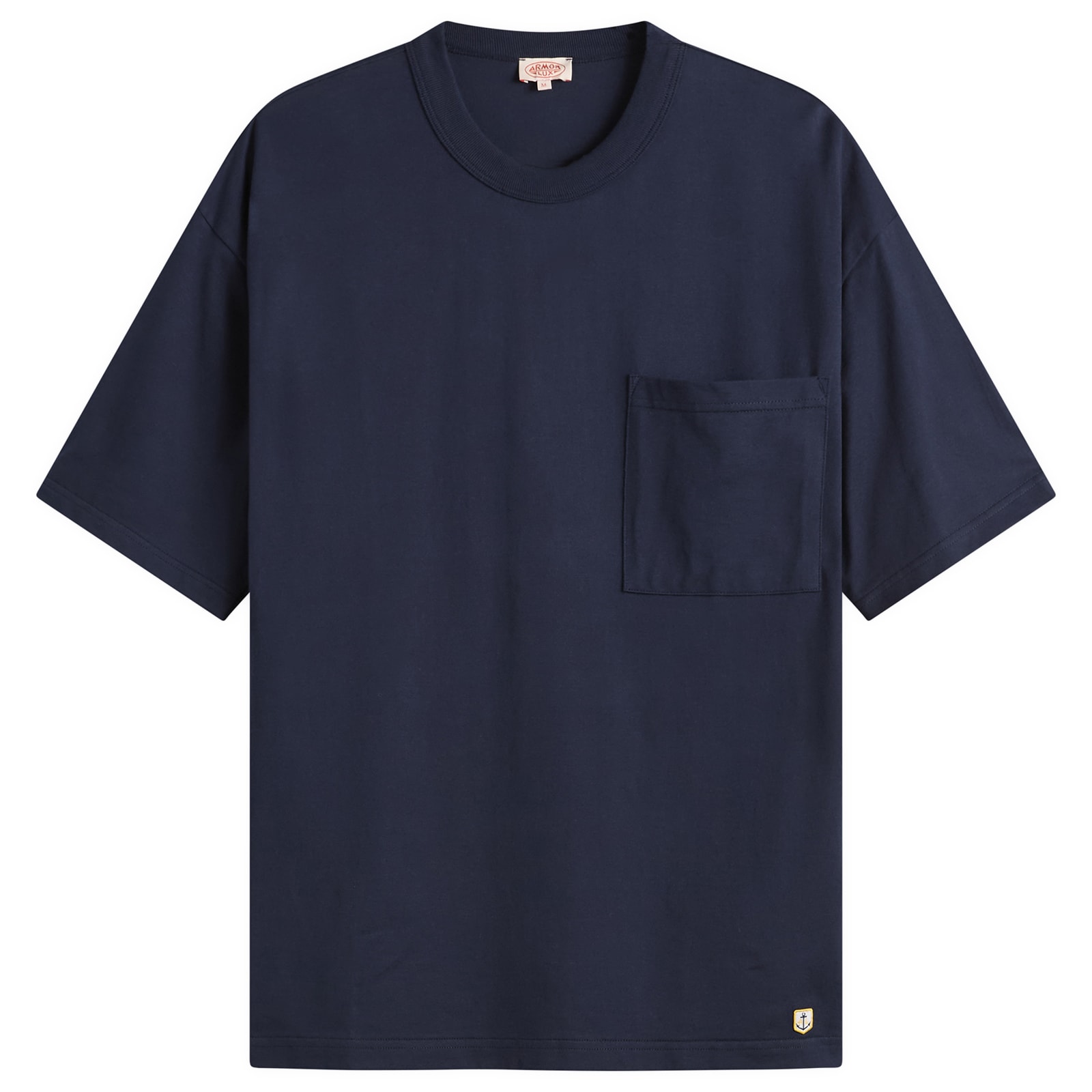 Armor-Lux Men's Heavyweight Pocket T-Shirt Marine Deep