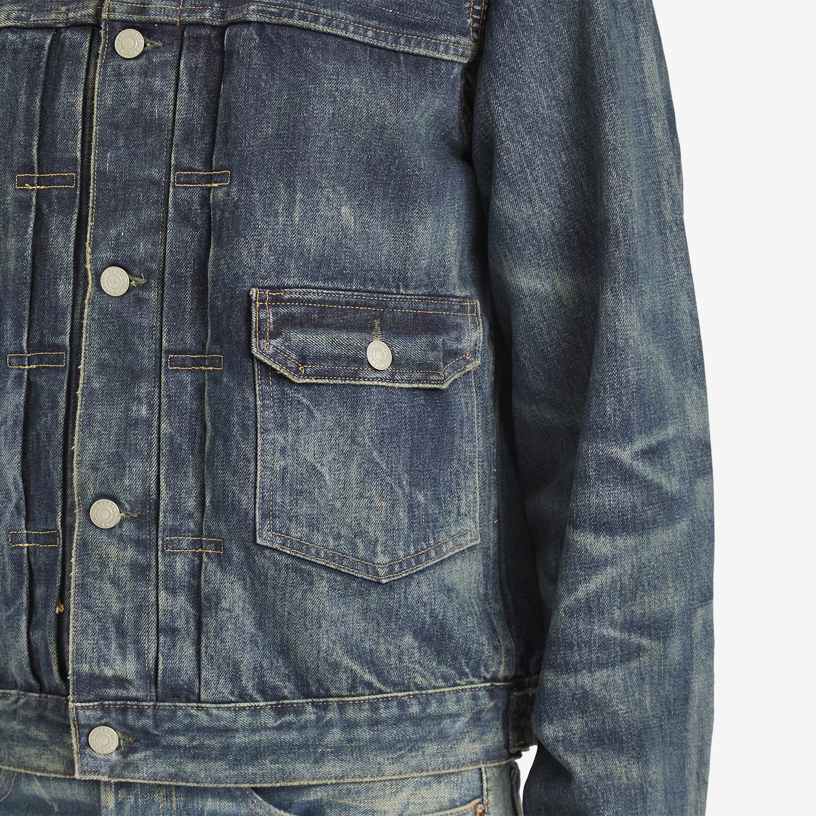 RRL Men's Type 2 Denim Trucker Jacket Westview Wash | 782943801001
