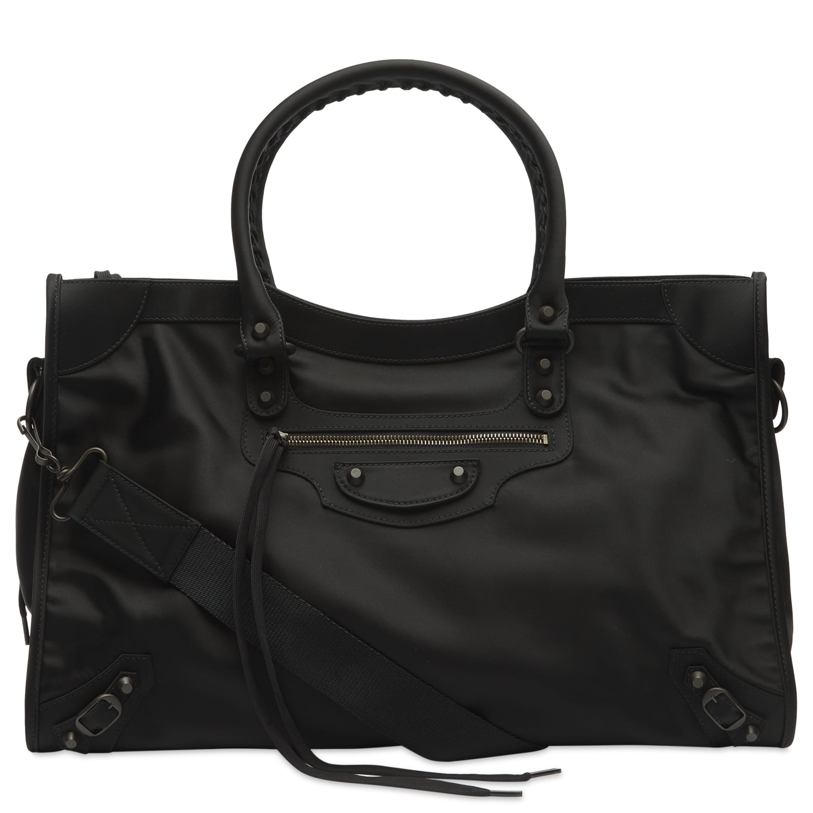 Balenciaga Men’s Le City Nylon Travel Bag Black