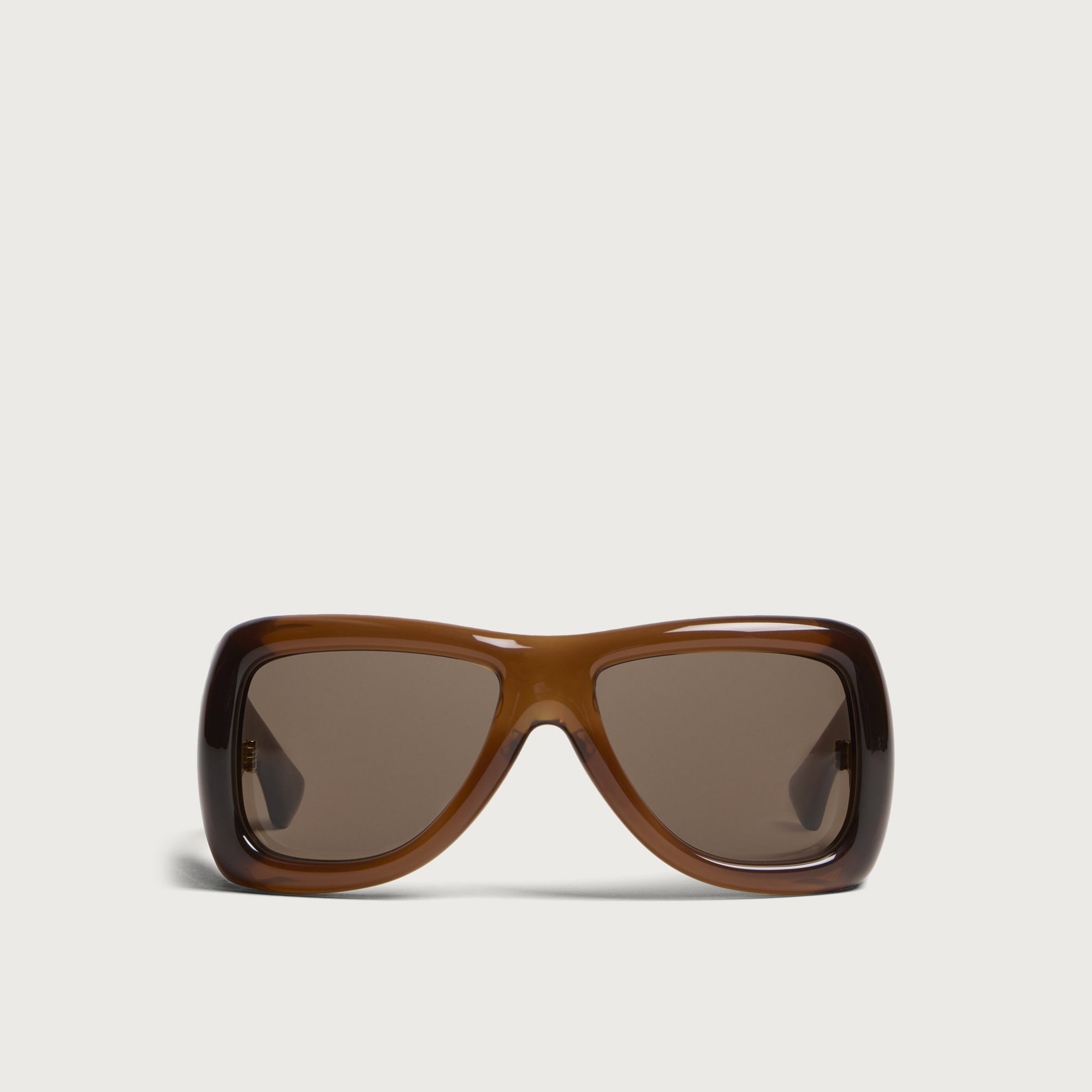 Saint Laurent 902 Howl SL Logo Sunglasses Brown