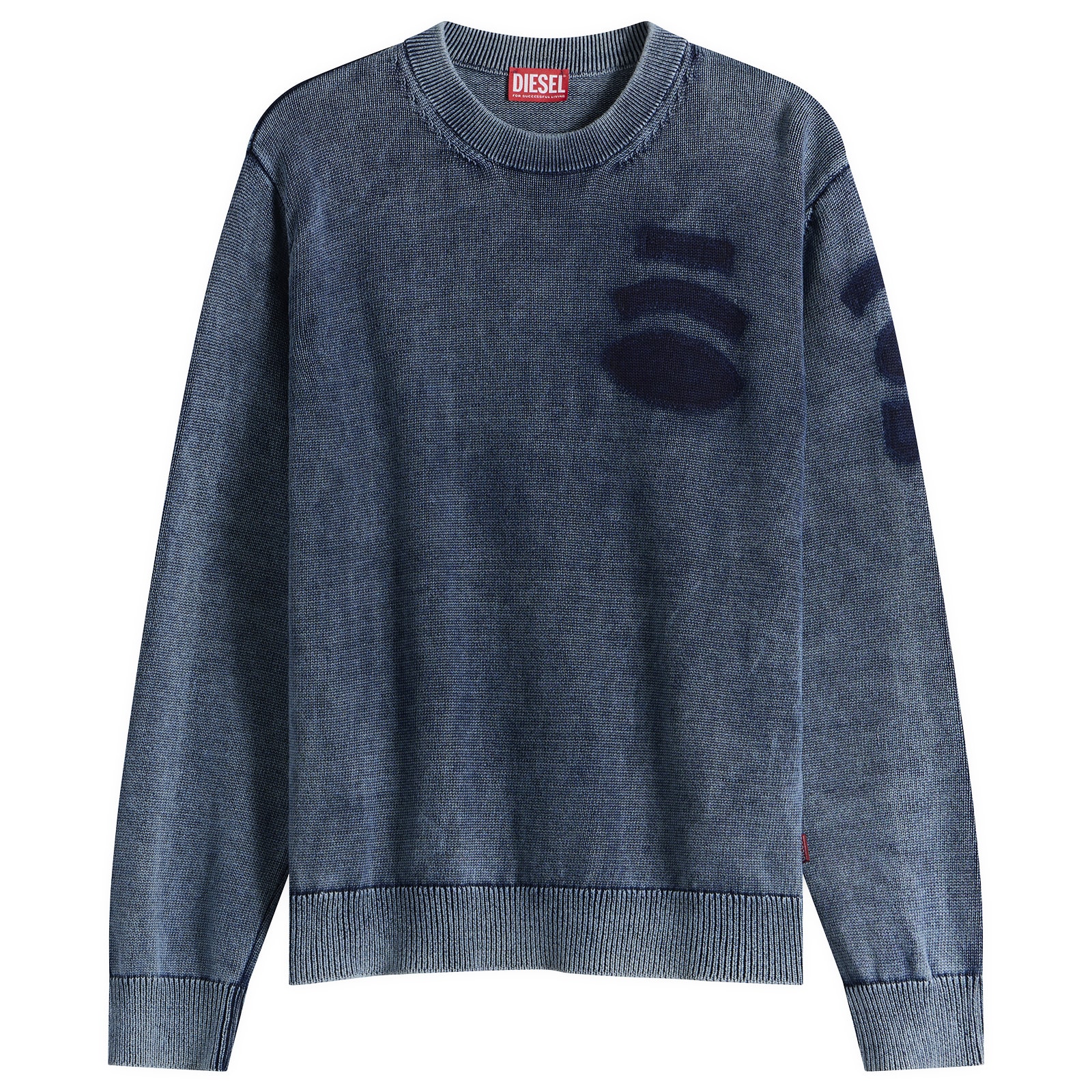 Diesel: Diesel Men's 7G Patches Knit Jumper in Peacoat, Size Large