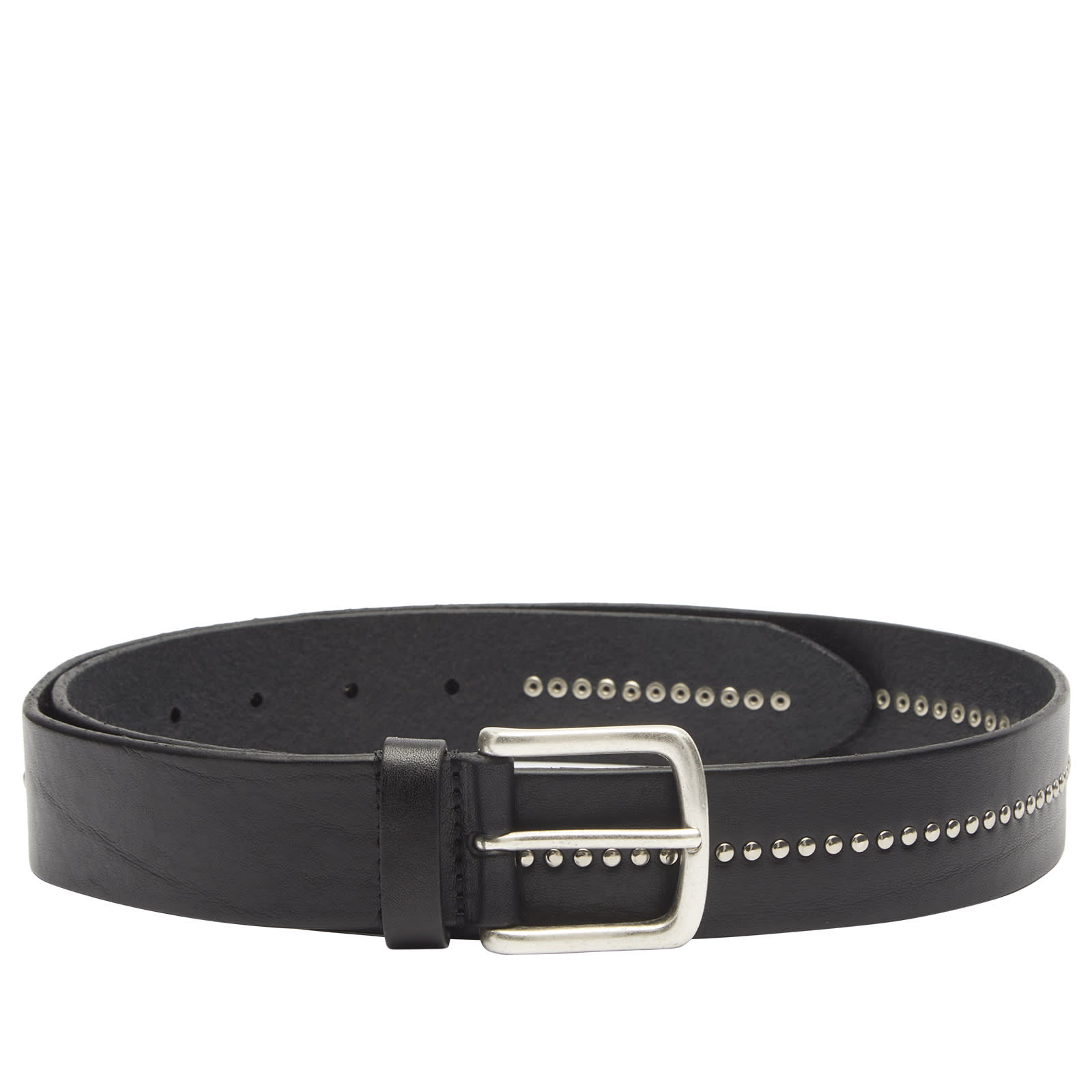 Andersons Casual Stud Trimmed Leather Belt Black