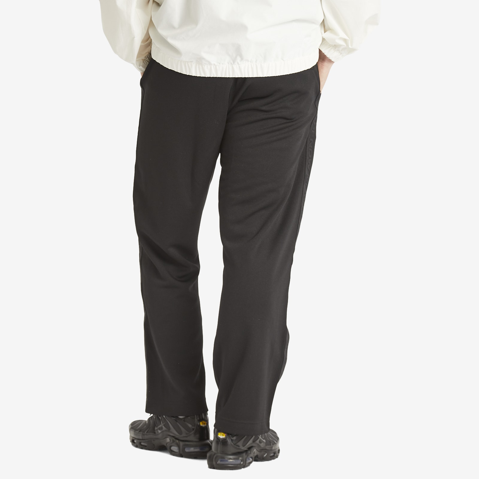 AAPE Now Loose Fit Track Pants Black - Curated Menswear