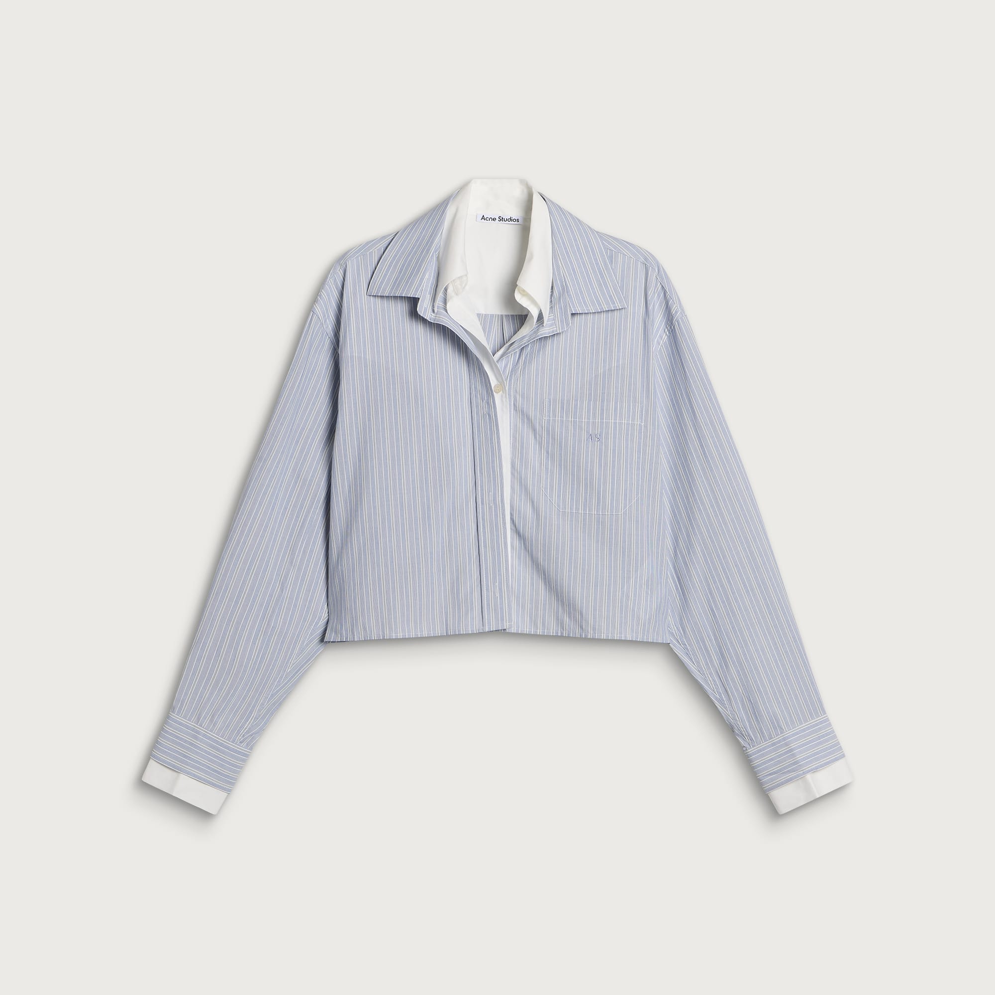 Acne Studios Women's Soubla Striped Shirt Blue/White