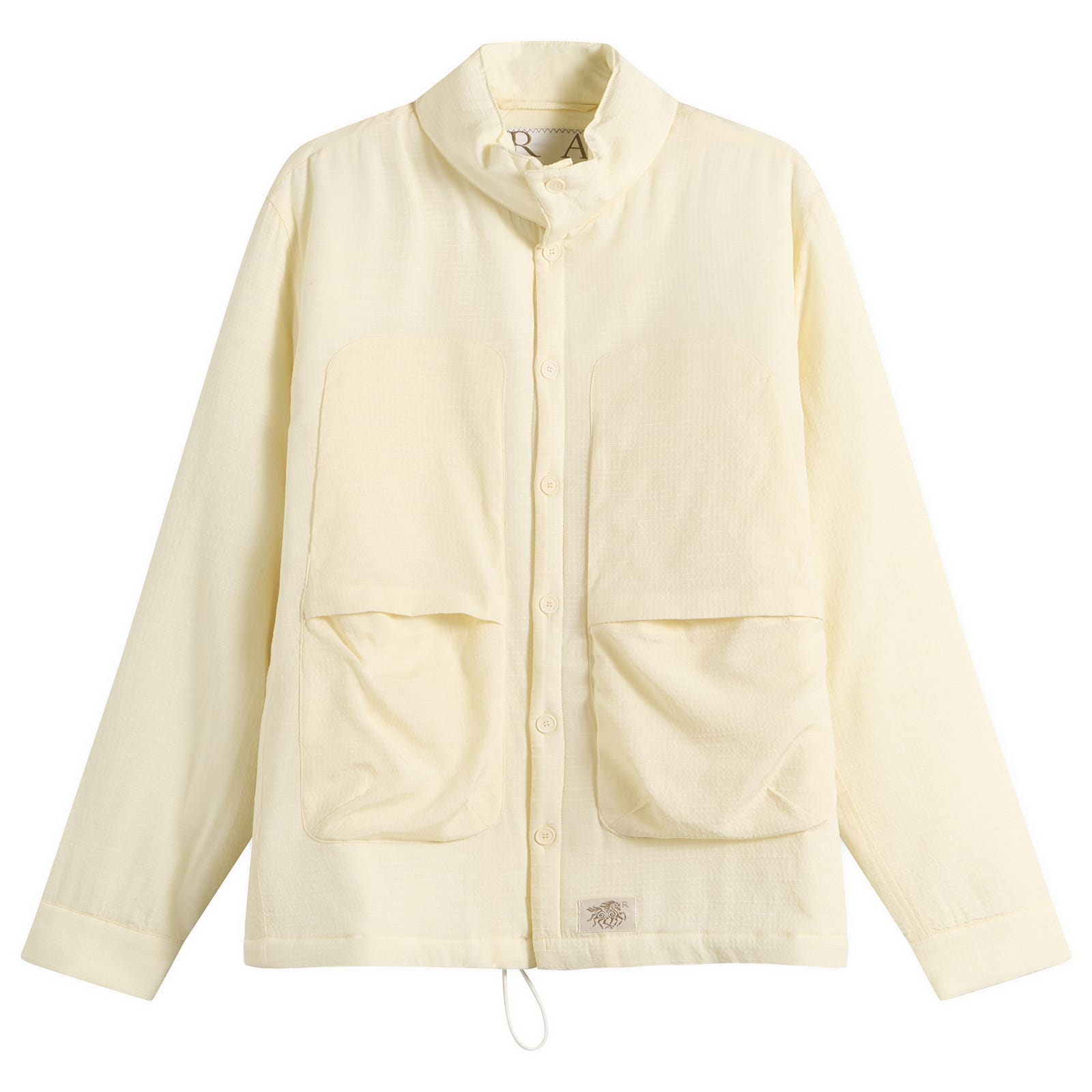 Ranra Men’s Epitome Wool Silk Padded Overshirt Pristine