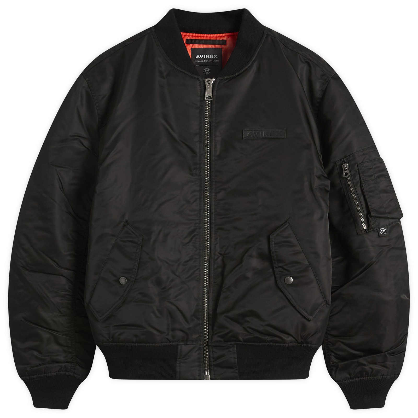 Avirex Men’s USA MA-1 Jacket Black