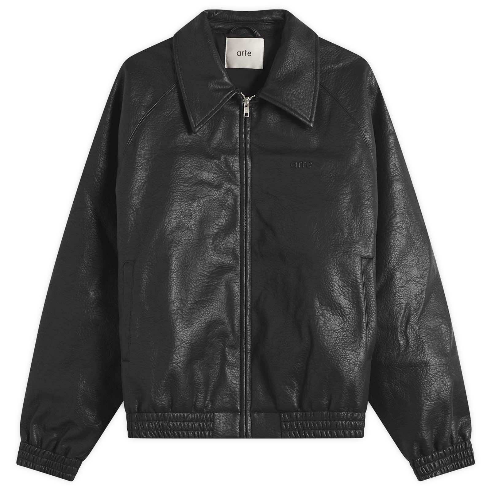ジャケット・アウター Arte Basic Leather Jacket Basic Leather Jacket - Black – Arte Antwerp