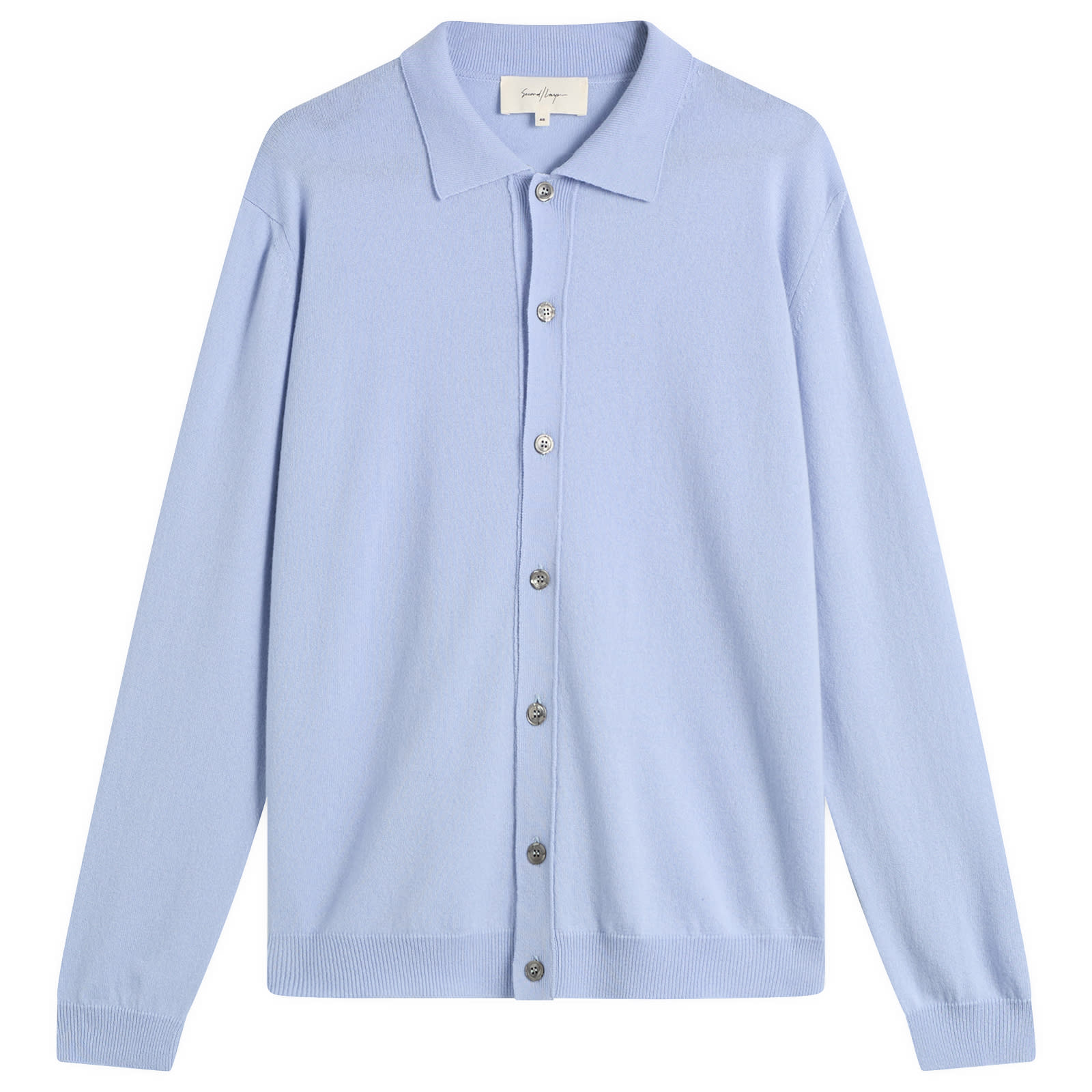 Second Layer Frankie Button Down Polo Baby Blue