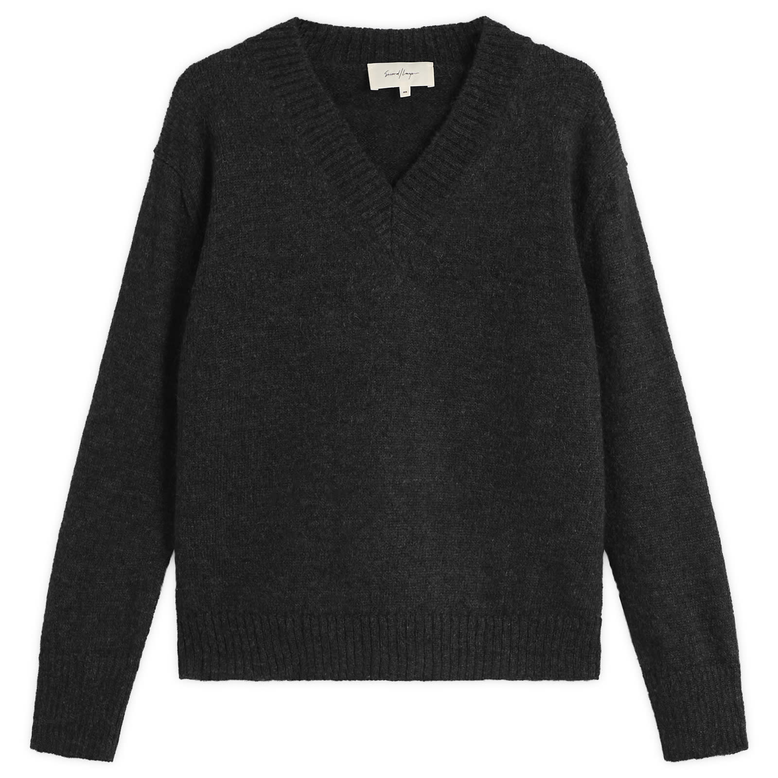 Second Layer Vexed V-Neck Black