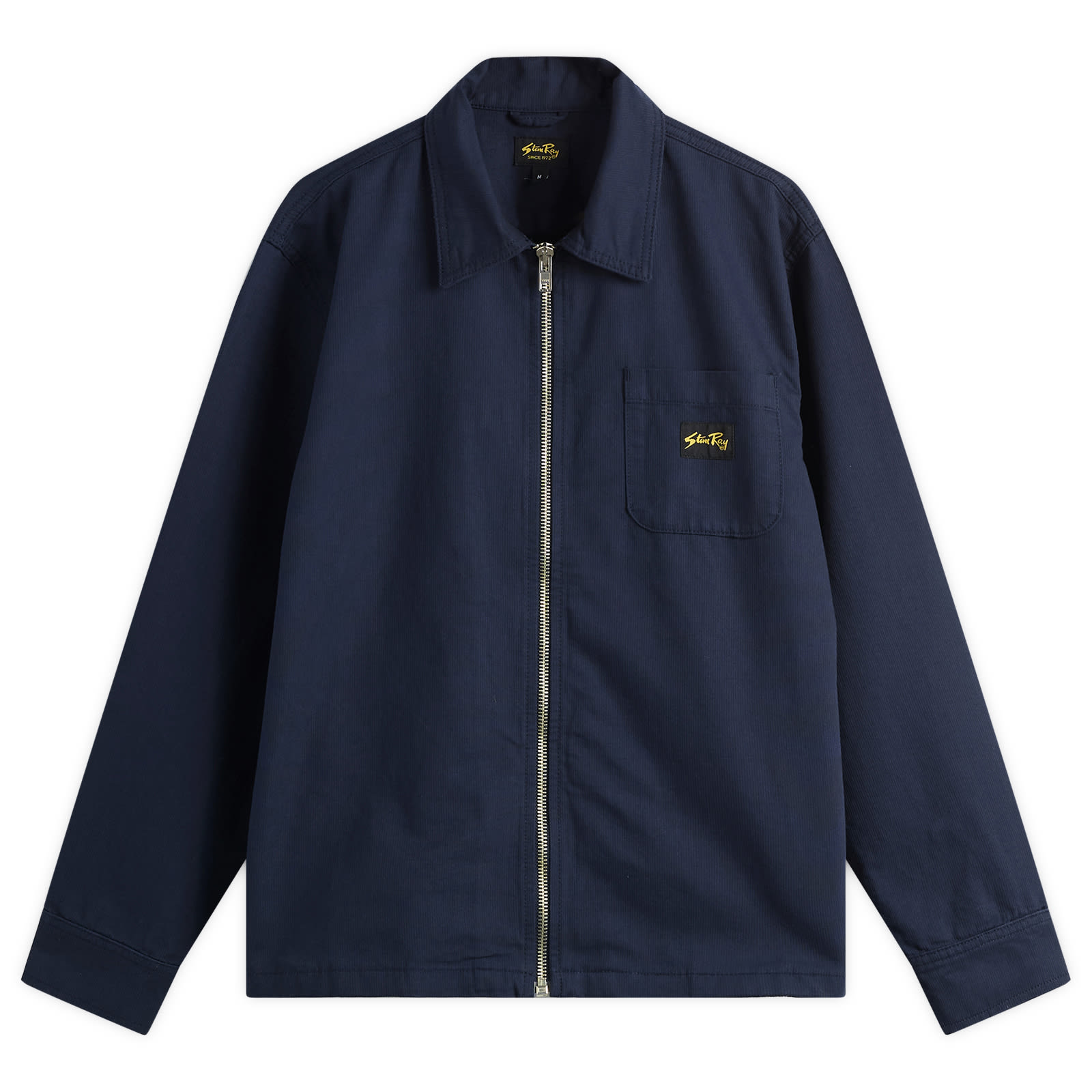Stan Ray Men's Zip Shirt Navy Bedford | AW25018141 | FOOTY.COM