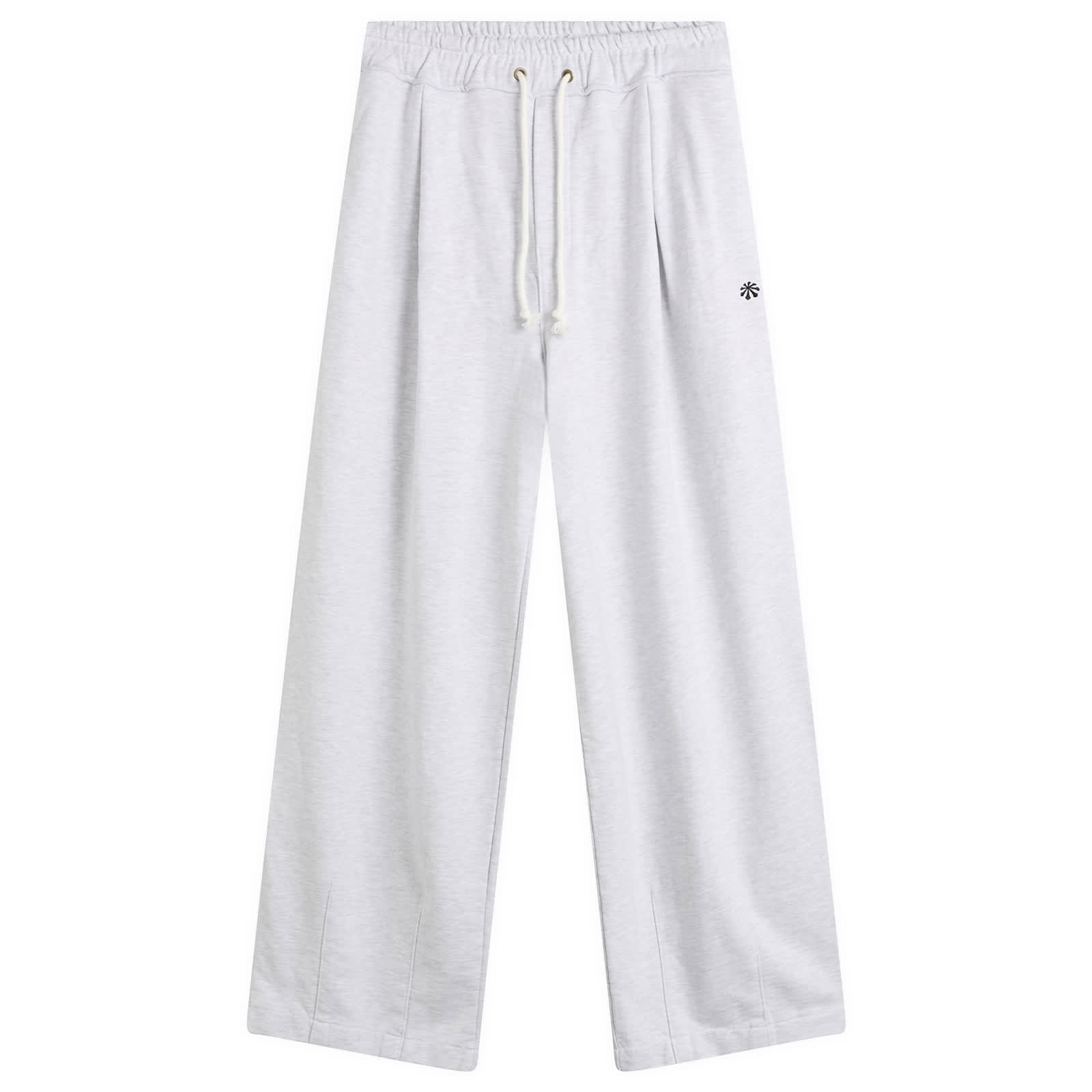 Anglan Men’s Steady Sweat Balloon Pants White Melange