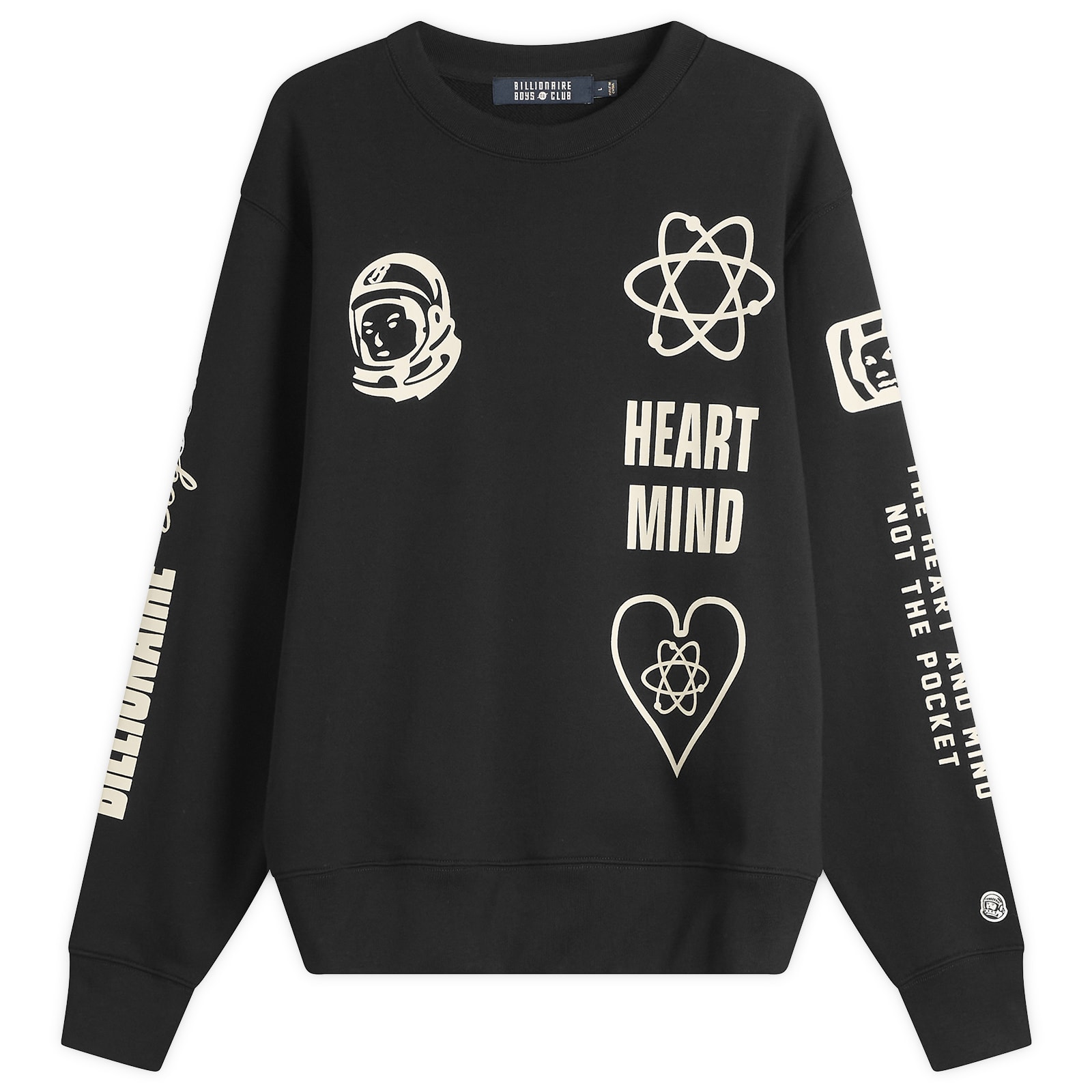 Billionaire Boys Club Men’s Multi Print Sweatshirt Black