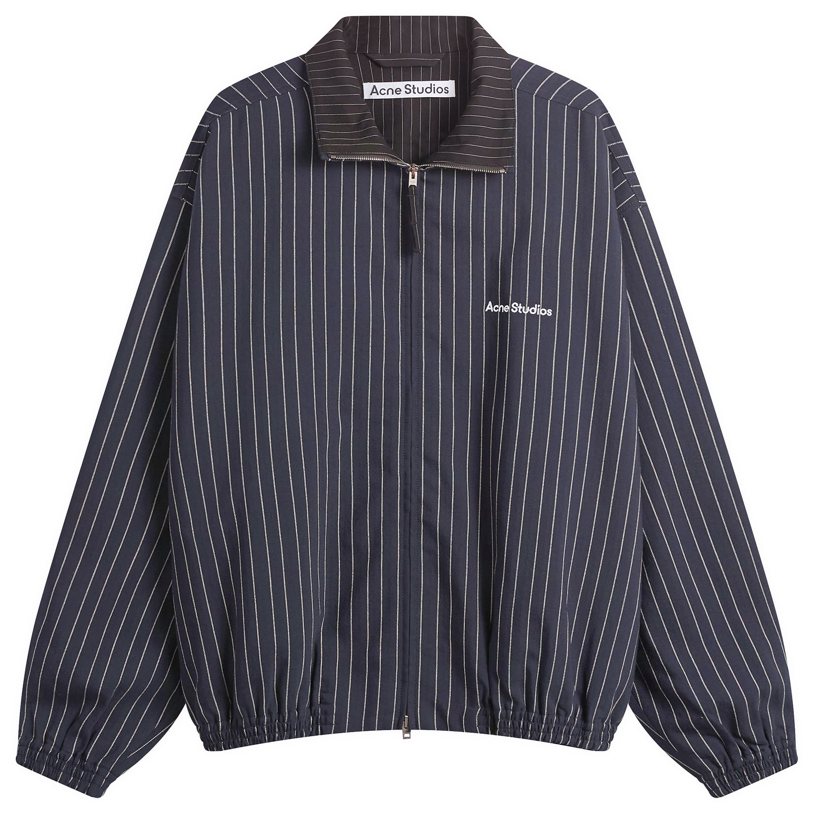 Acne Studios Men’s Pinstripe Jacket Navy/White