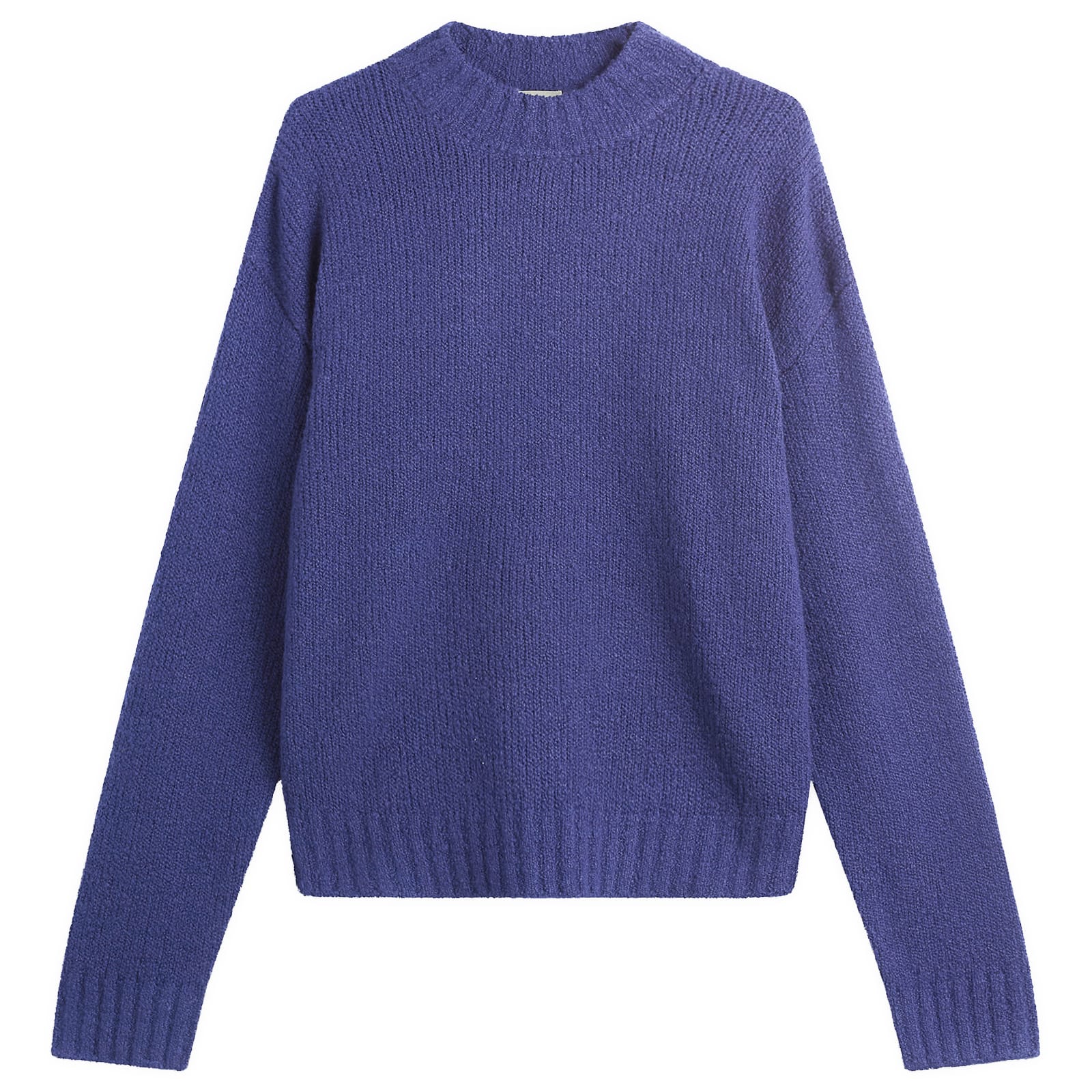 Bound — Bound Men's Cropped Wool Jumper in Navy, Size X-Large