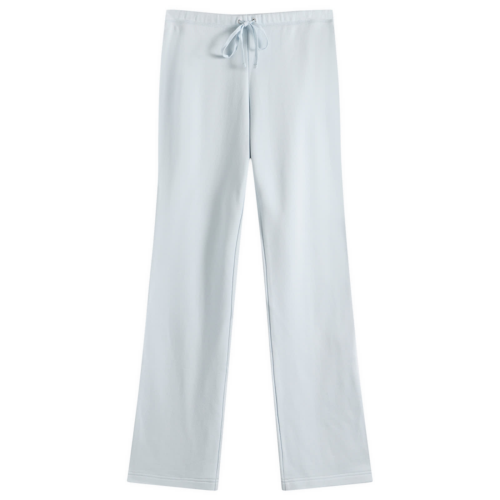 SKIMS Women's Drapey French Terry Straight Leg Pant in Powder Blue, Size Large