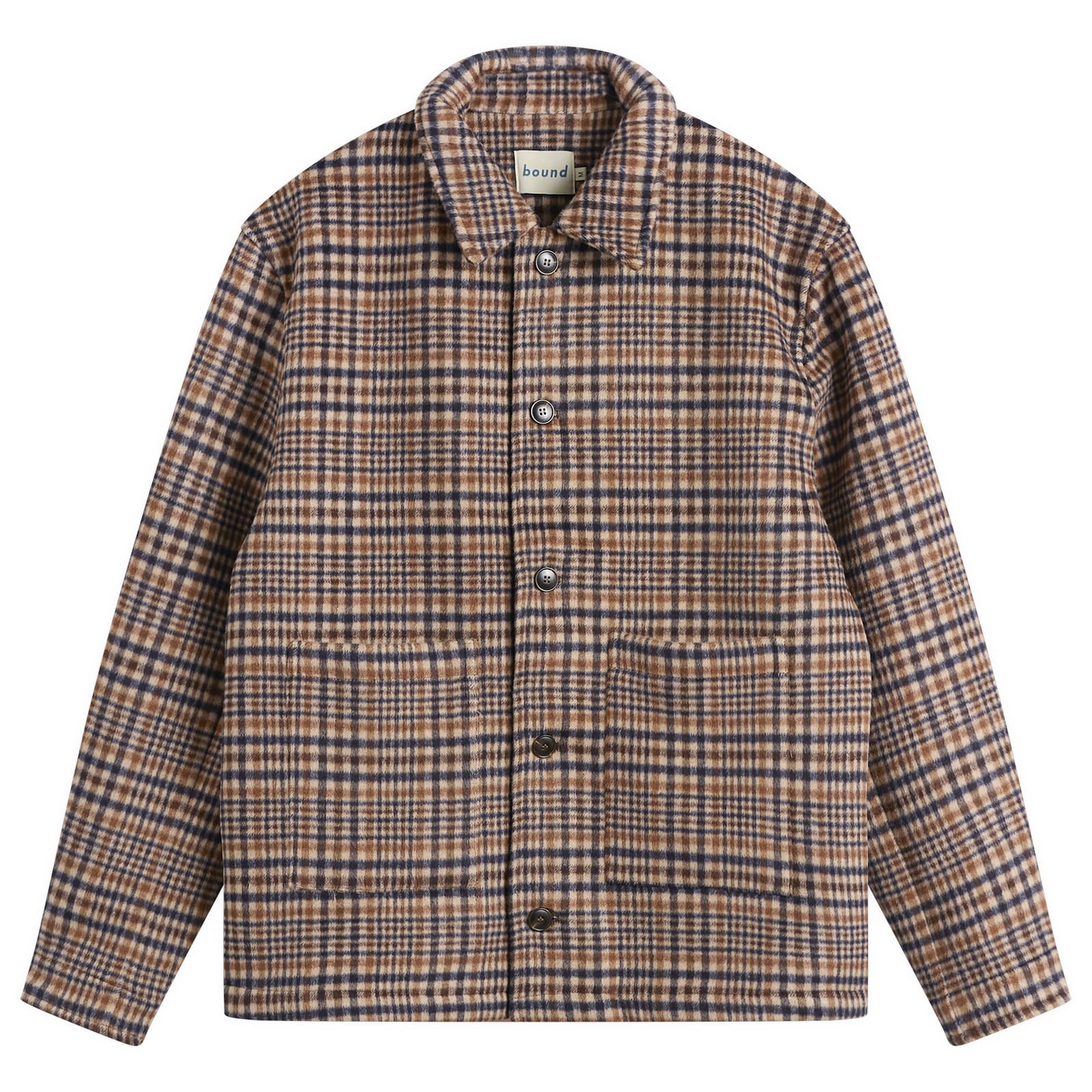 Bound Men’s Wool Button Jacket Barton Check