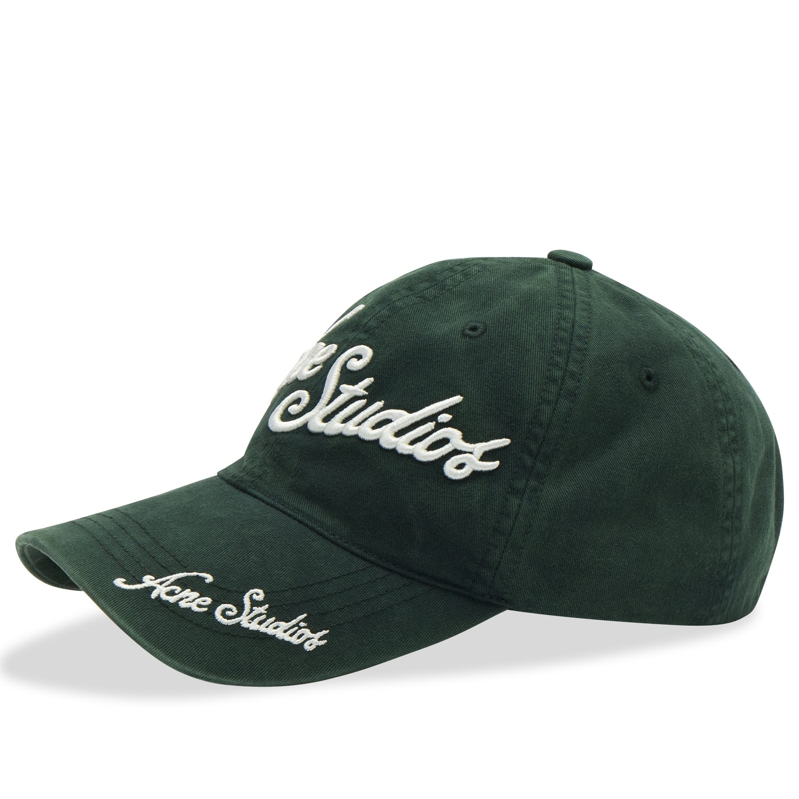 Acne Studios Men's Carliy Venice Cap Dark Green