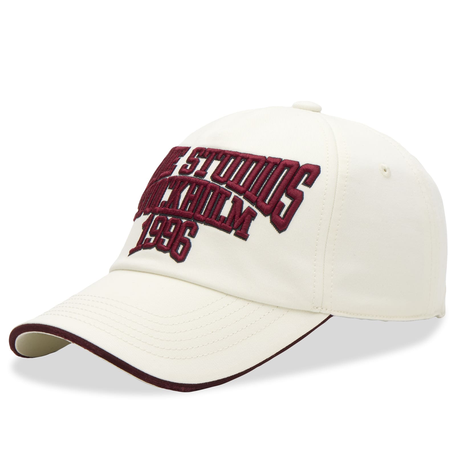 Acne Studios Women's Carla College Cap White/Red