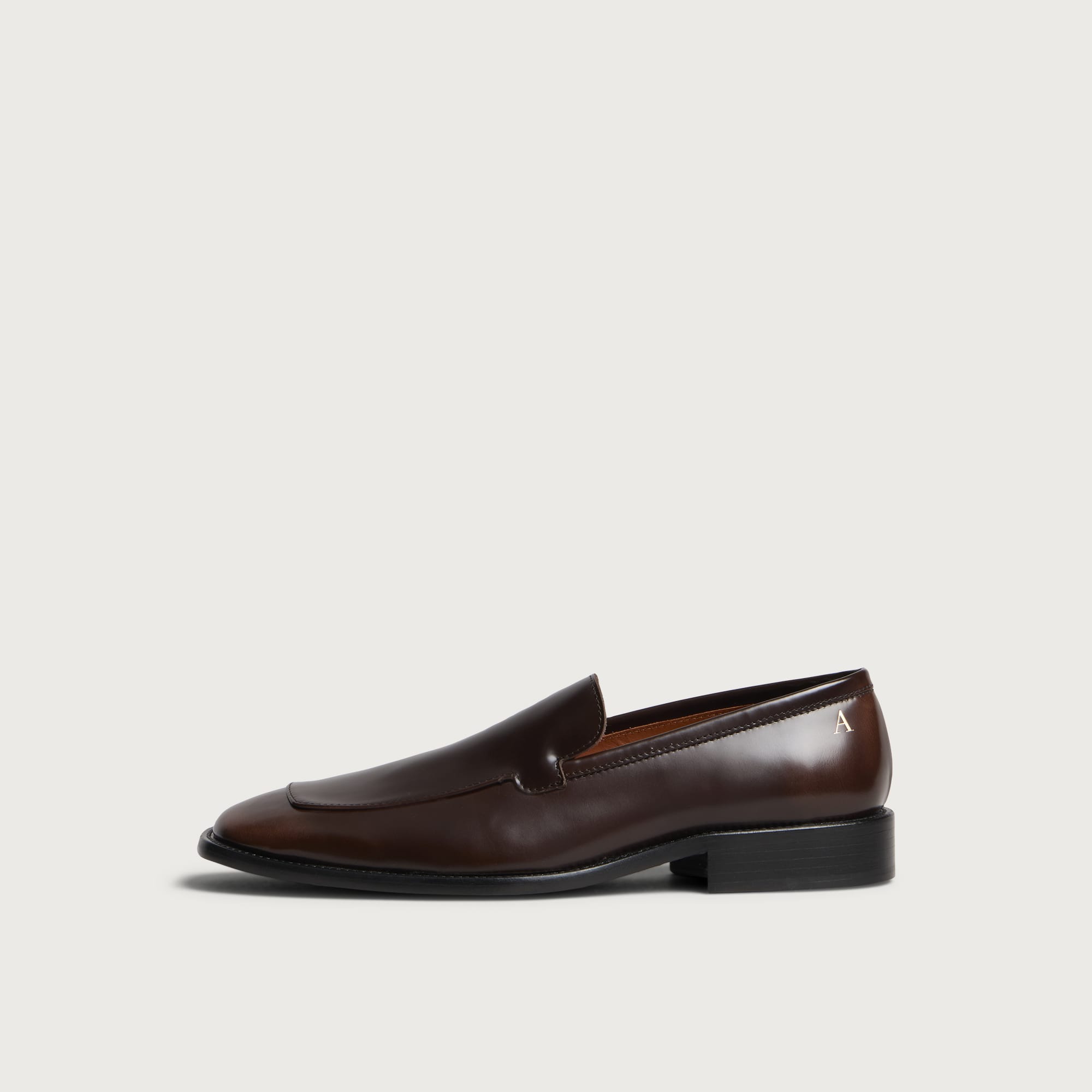 Acne Studios Men's Bassel Le Loafers Dark Brown