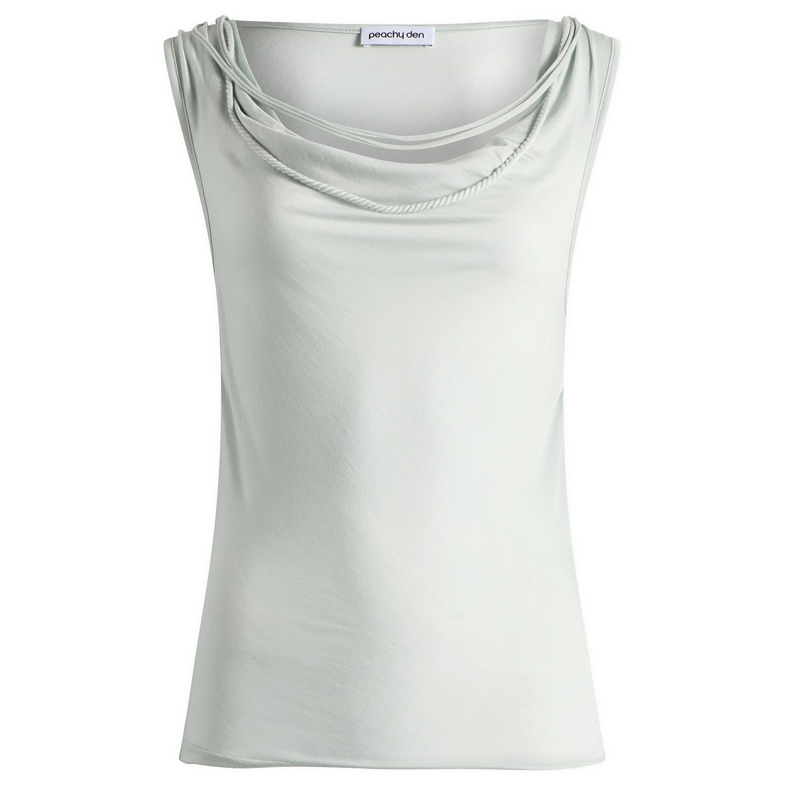 Peachy Den Women's Blanche Top in Mist, Size Medium 