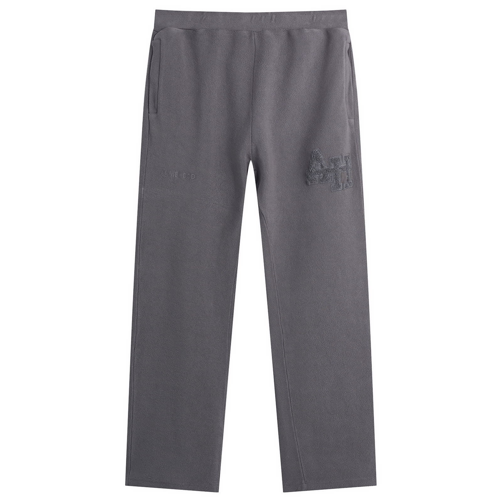ANNIE HOOD Men’s Inside Out College Straight Joggers Washed Black