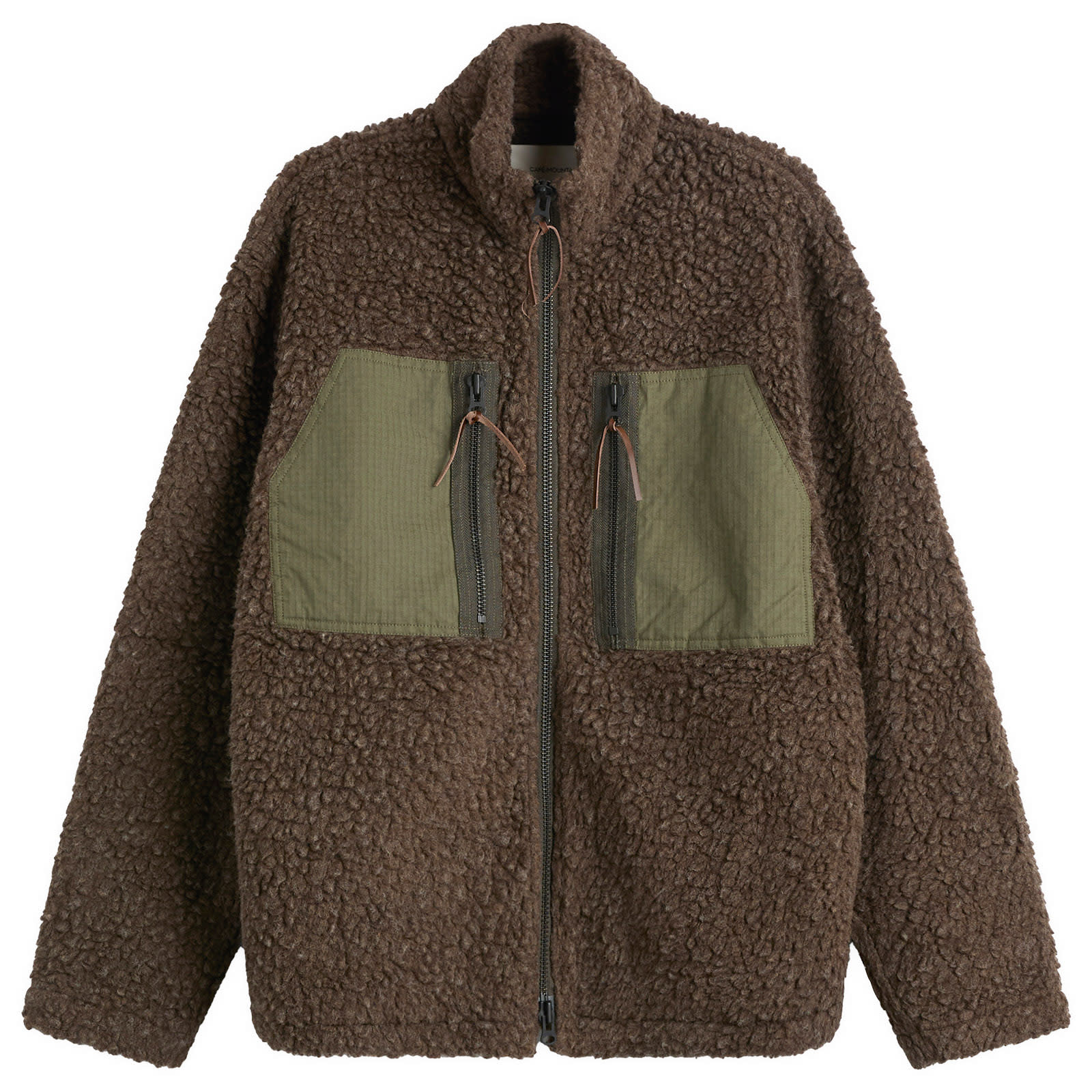 Café Mountain Men’s Mountain Fleece Jacket Earth And Moss