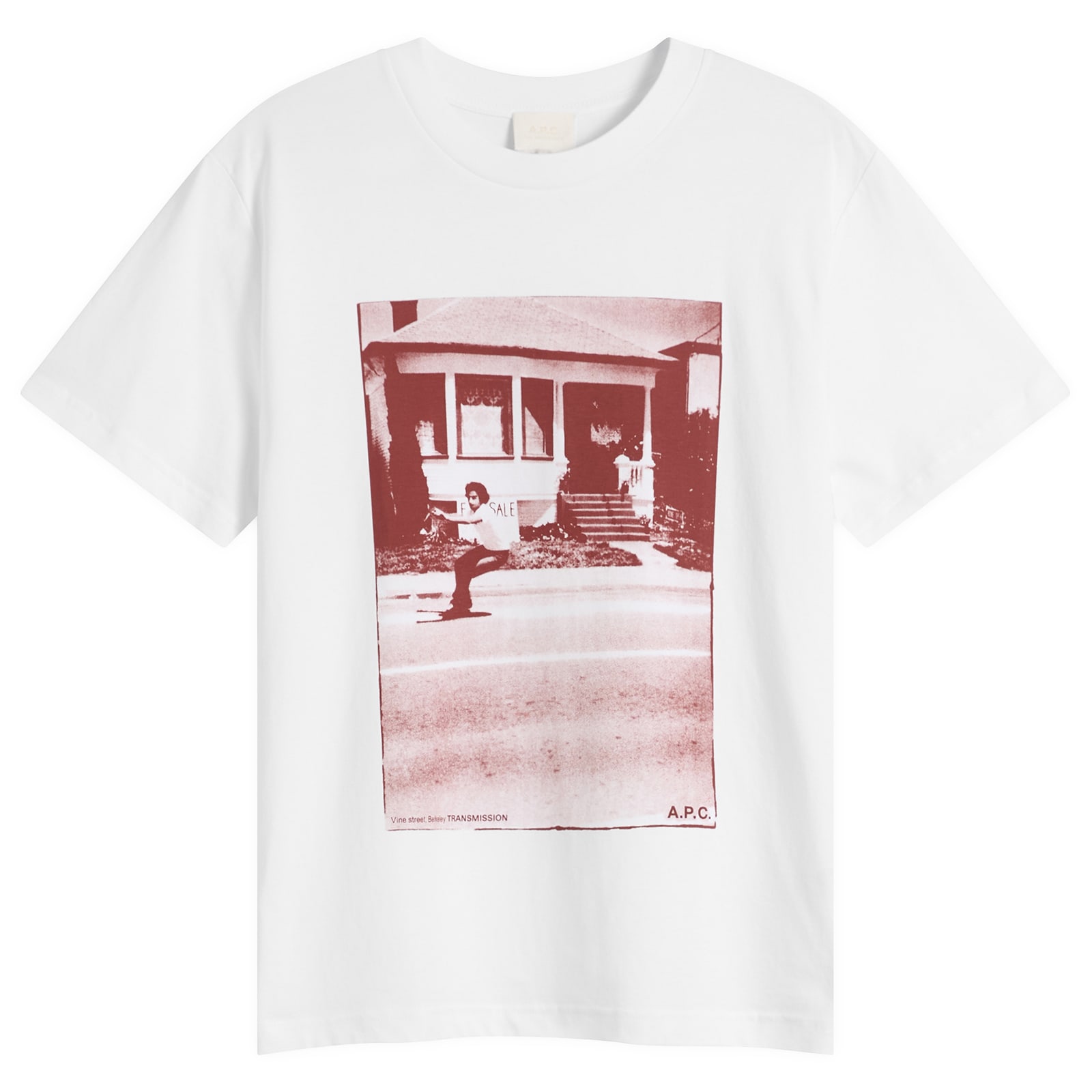A.P.C. — A.P.C. Men's Cali T-Shirt in Brown, Size X-Large