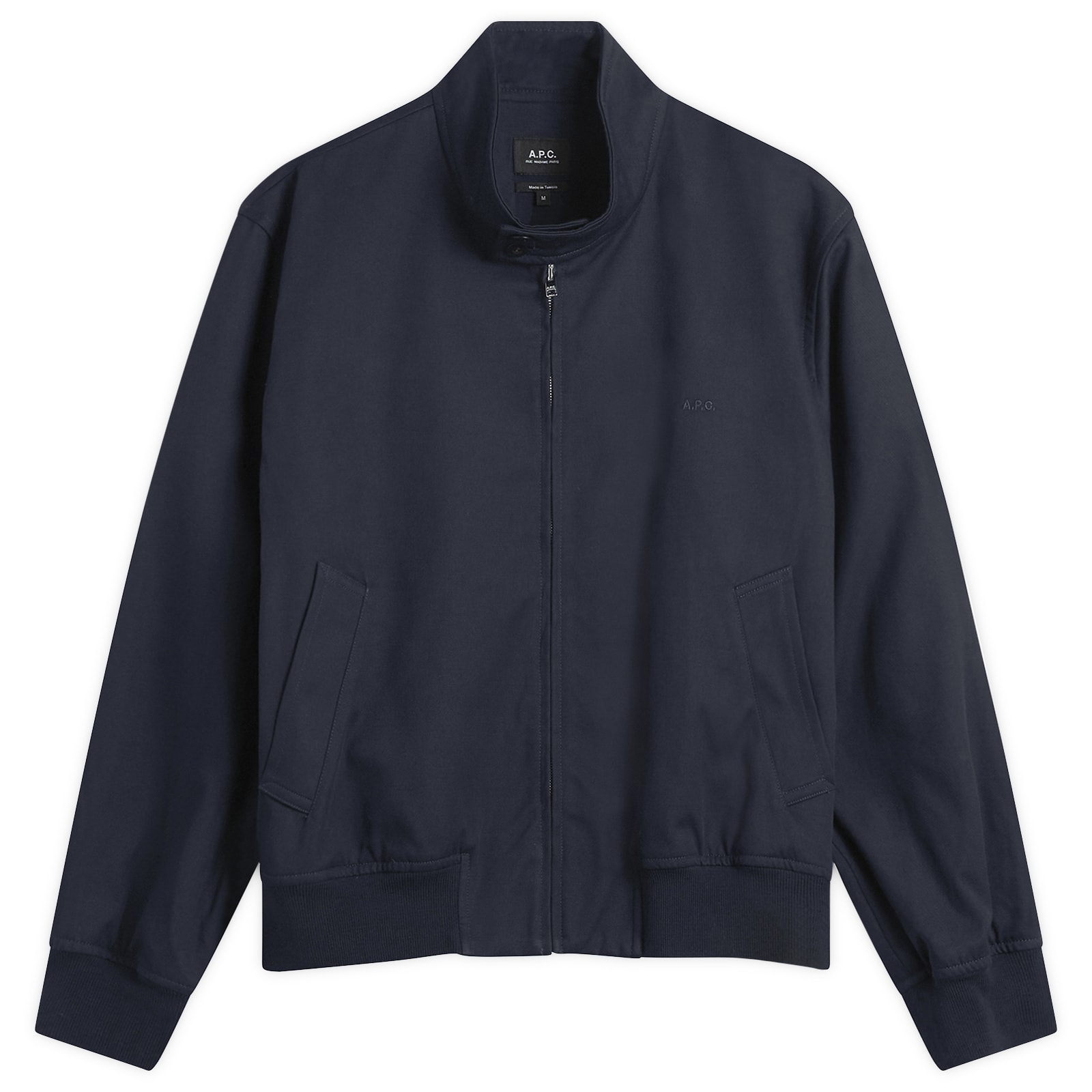 A.P.C. Men’s Zipped Jacket Dark Navy