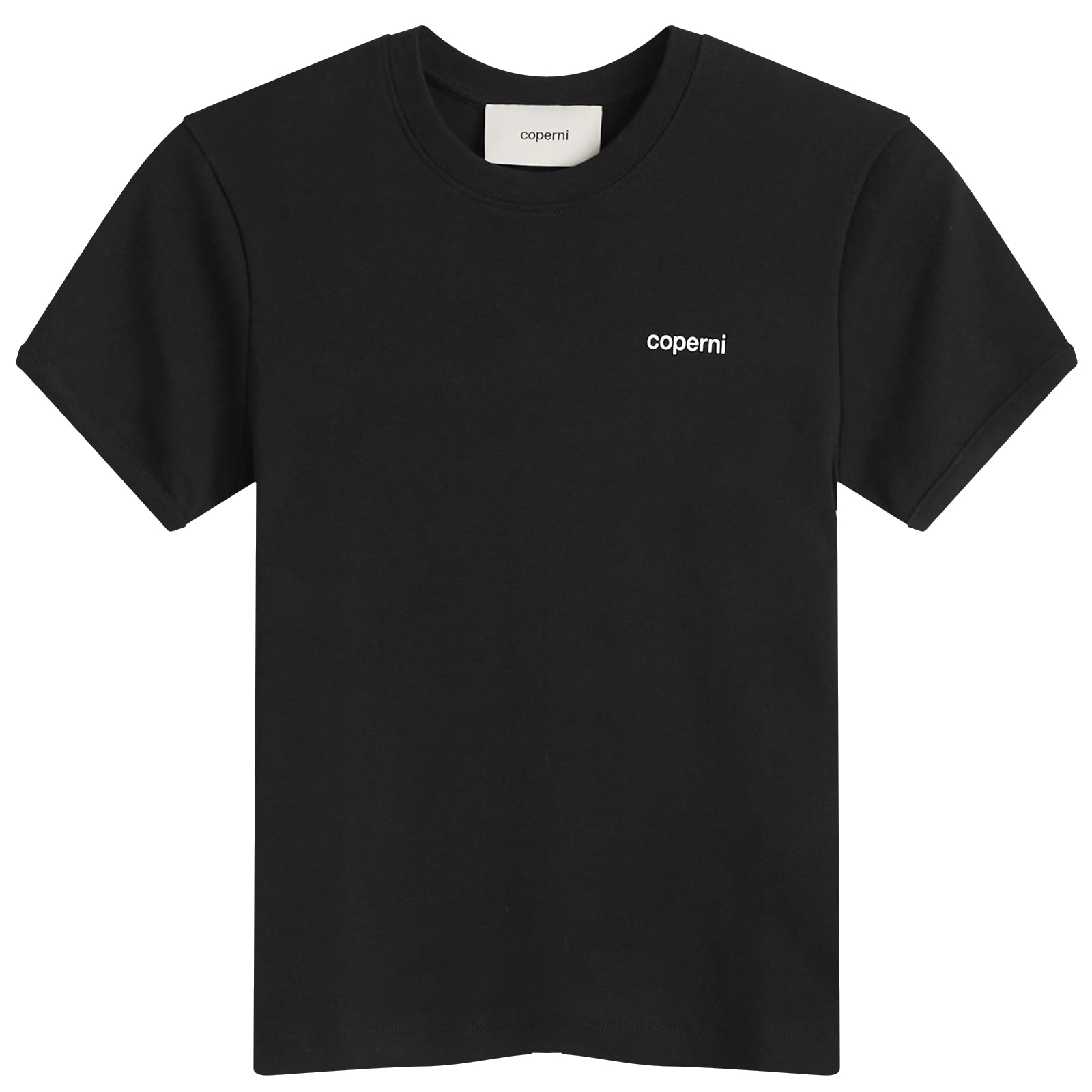 Coperni Women's Baby T-Shirt Black-White Print