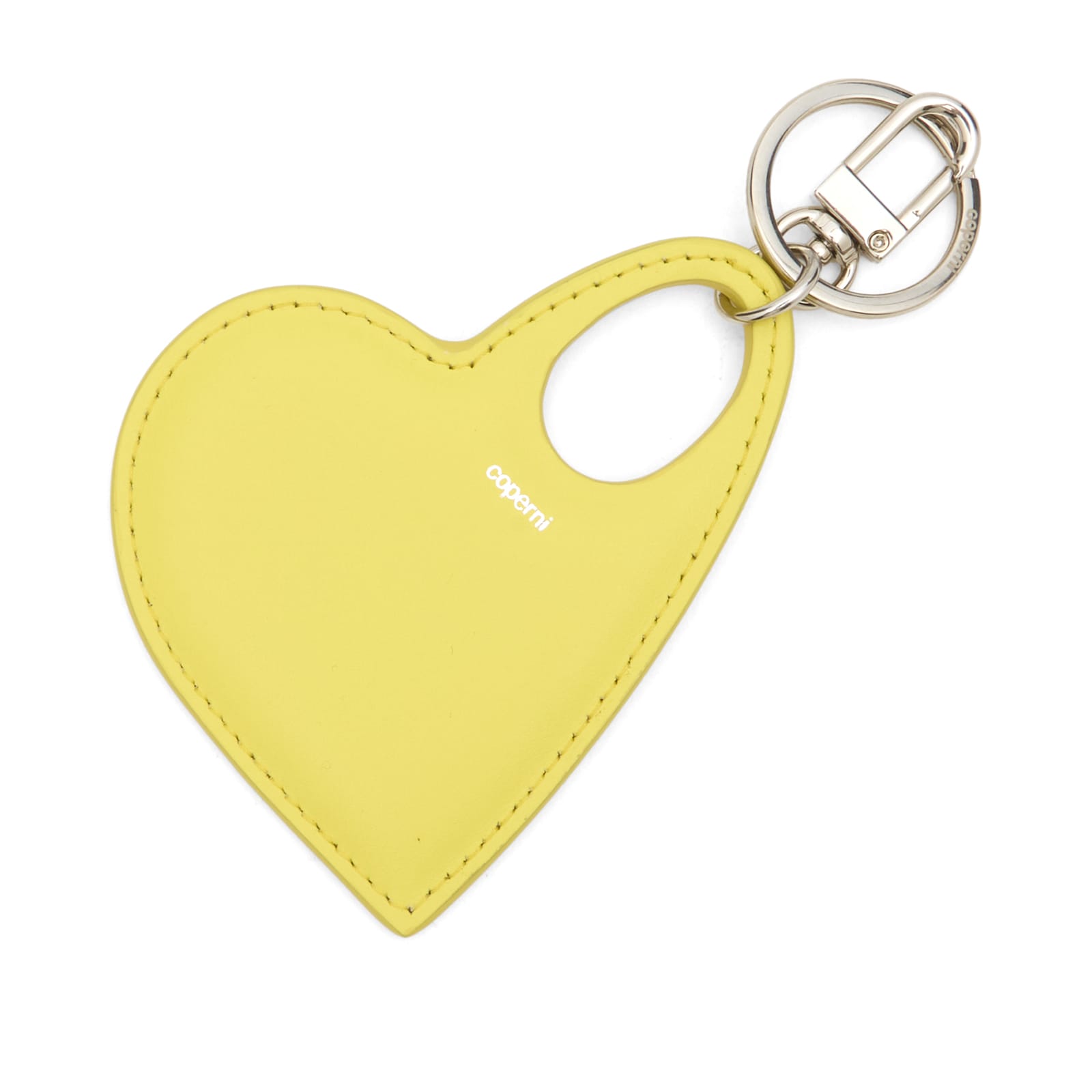 Coperni Women's Heart Keychain in Yellow